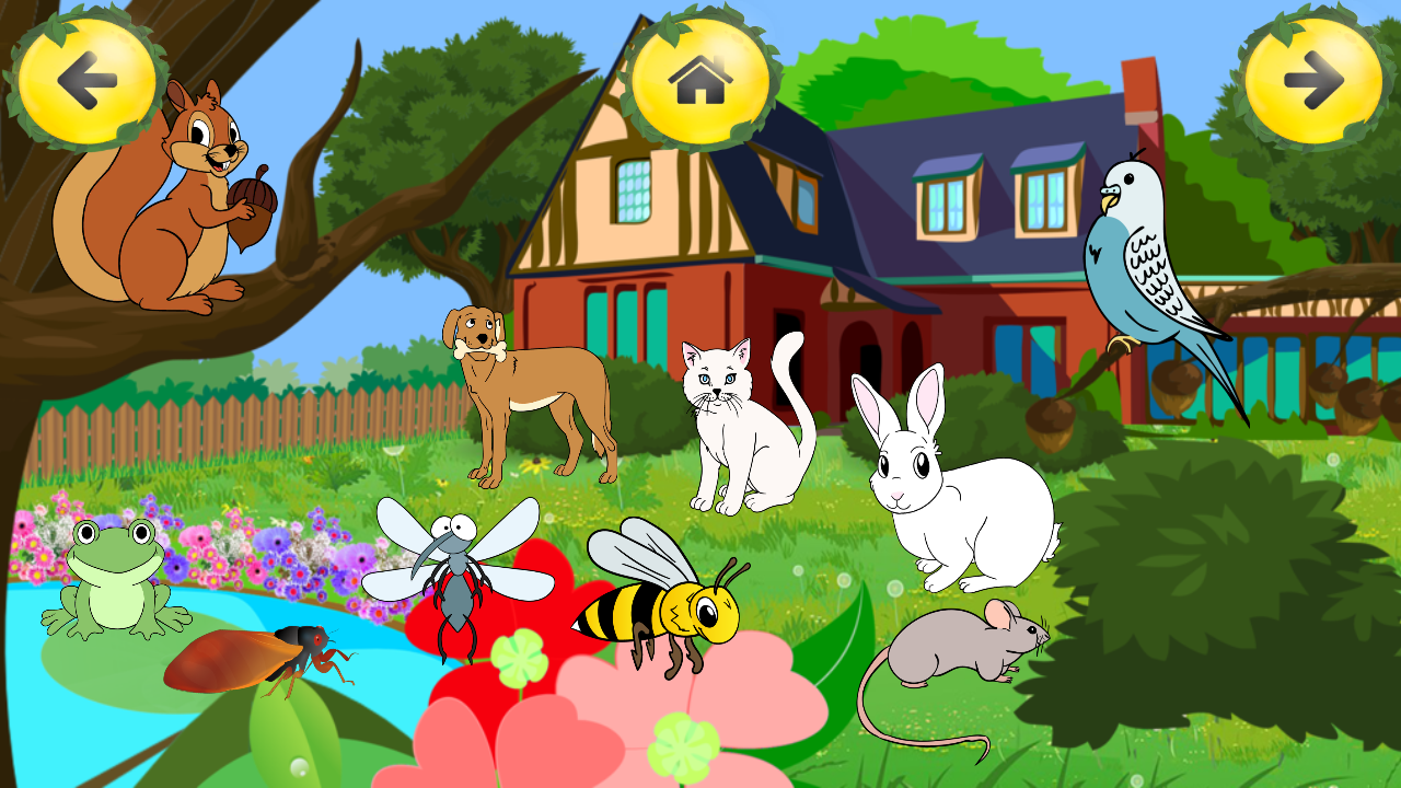 اسکرین شات 6 بازی Animal Sounds Learn-Find Game