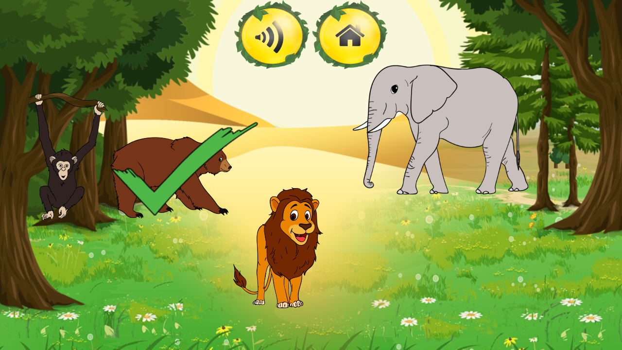 اسکرین شات 7 بازی Animal Sounds Learn-Find Game