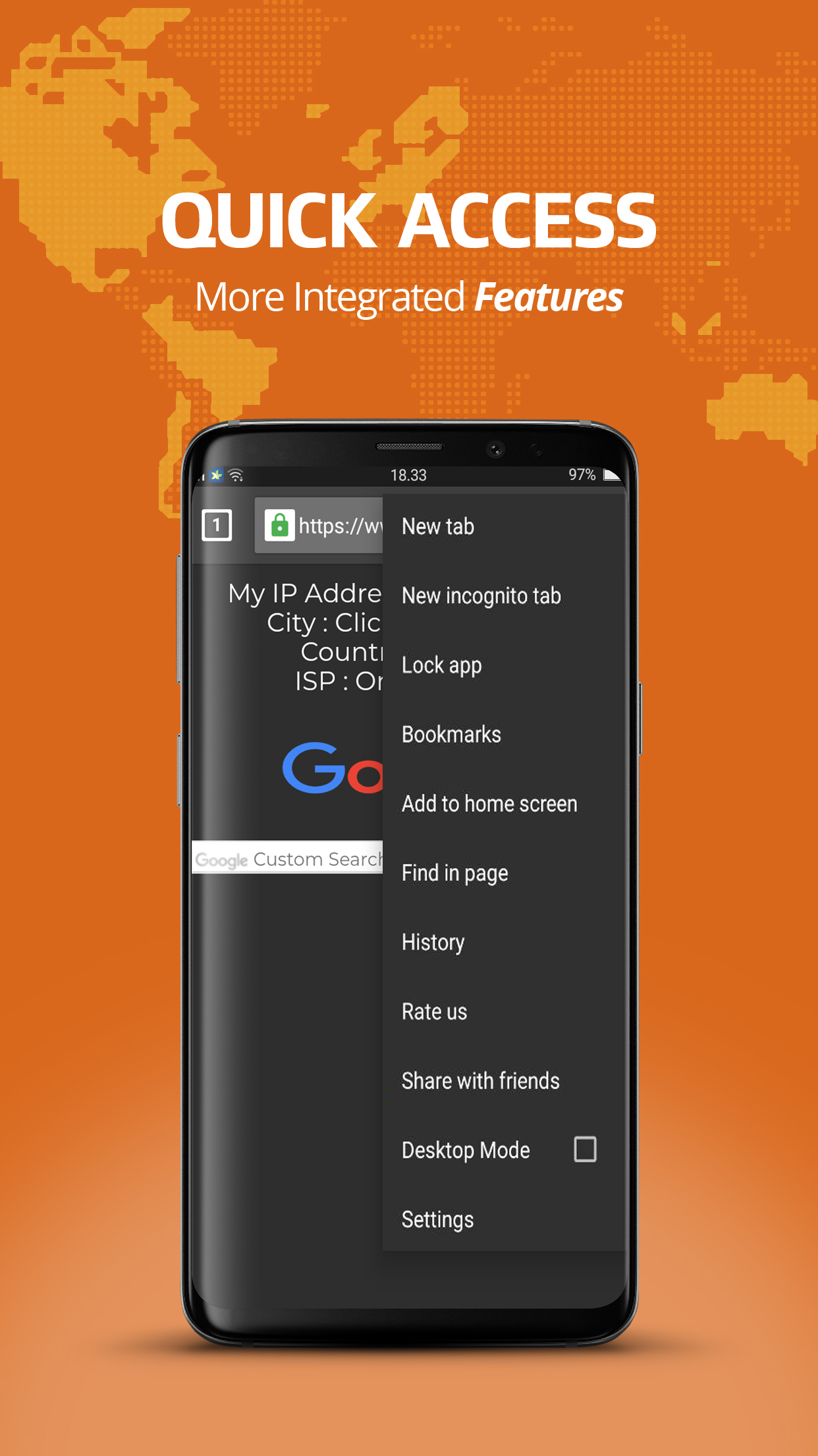 اسکرین شات 3 برنامه BXE Browser: Fast and Reliable