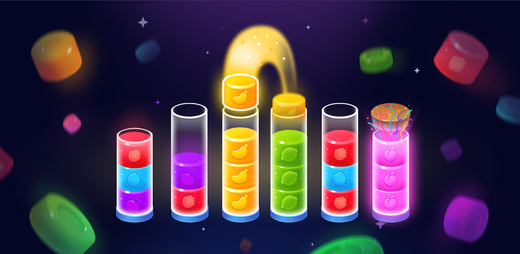 اسکرین شات 6 بازی Candy Sort - Color Puzzle Game