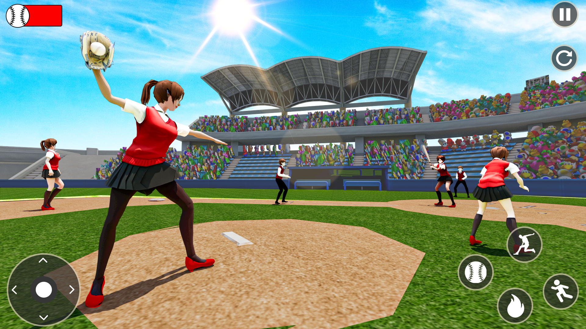 اسکرین شات 3 بازی Anime High School Girl Life 3D