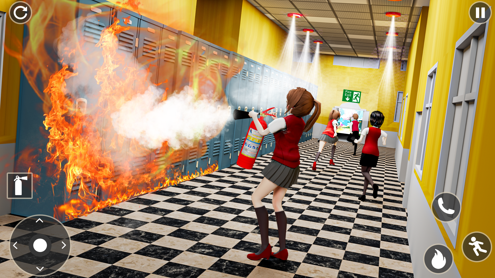 اسکرین شات 4 بازی Anime High School Girl Life 3D