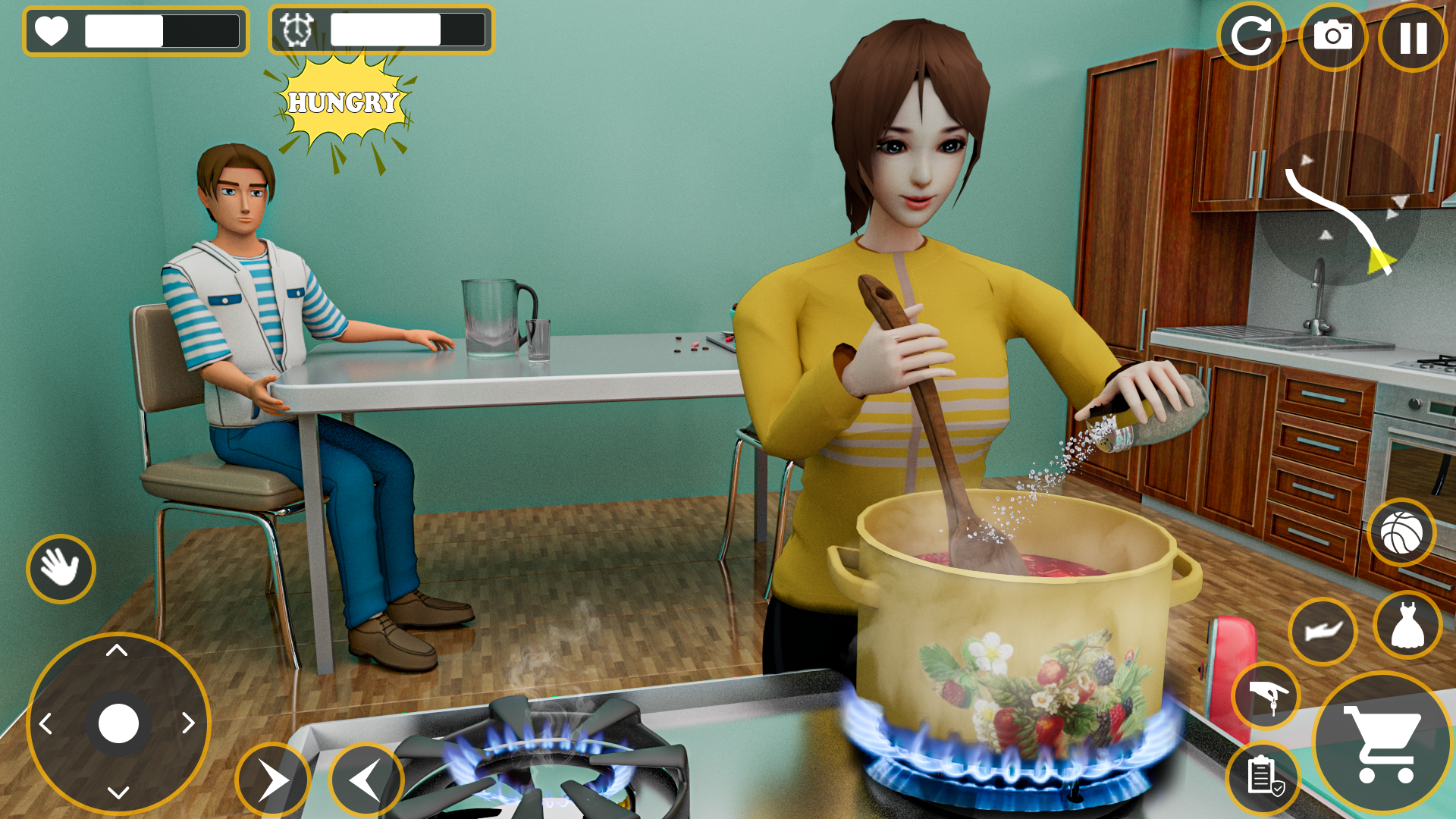 اسکرین شات 5 بازی Anime Mother Happy Family Life