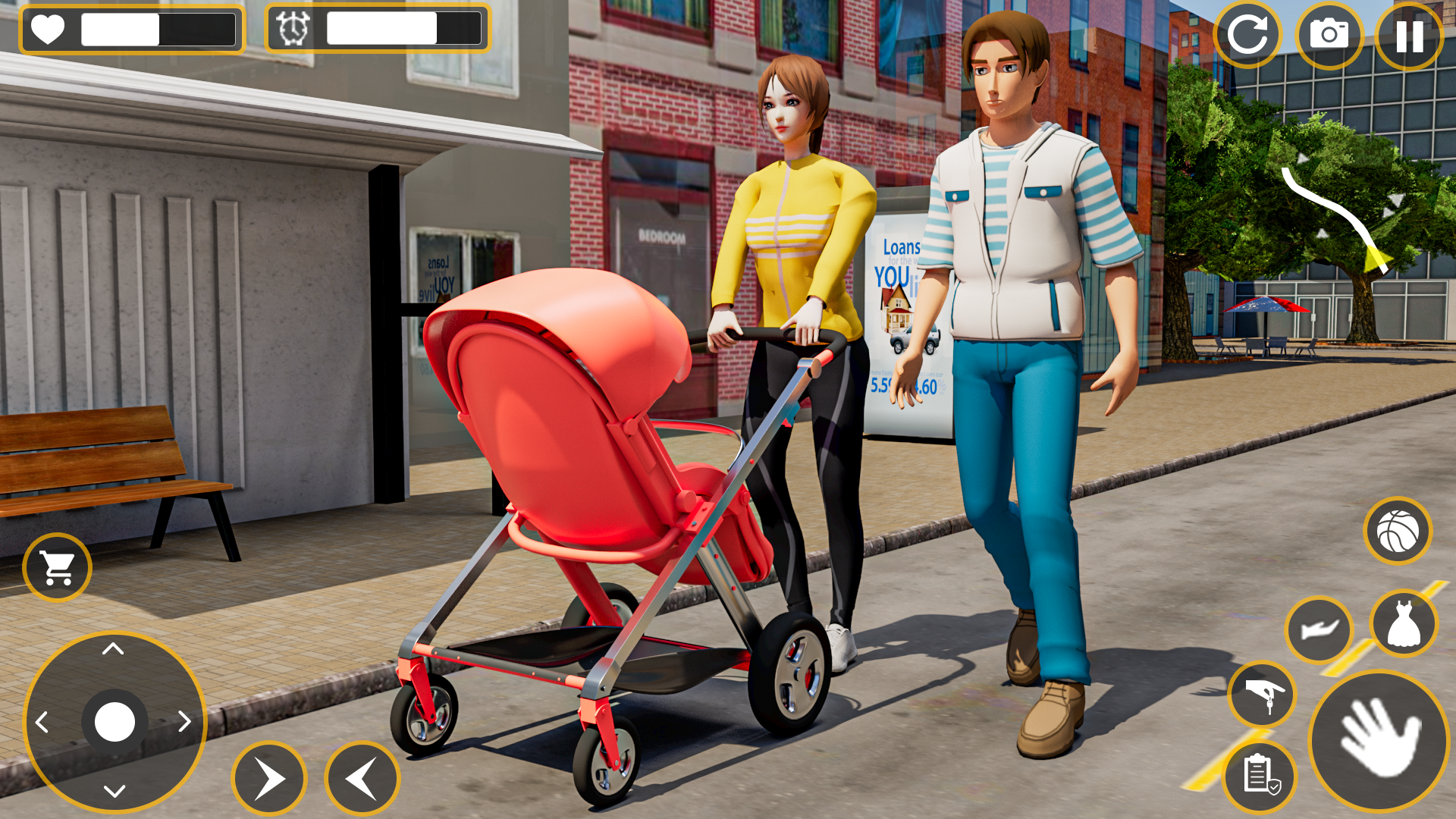 اسکرین شات 3 بازی Anime Mother Happy Family Life