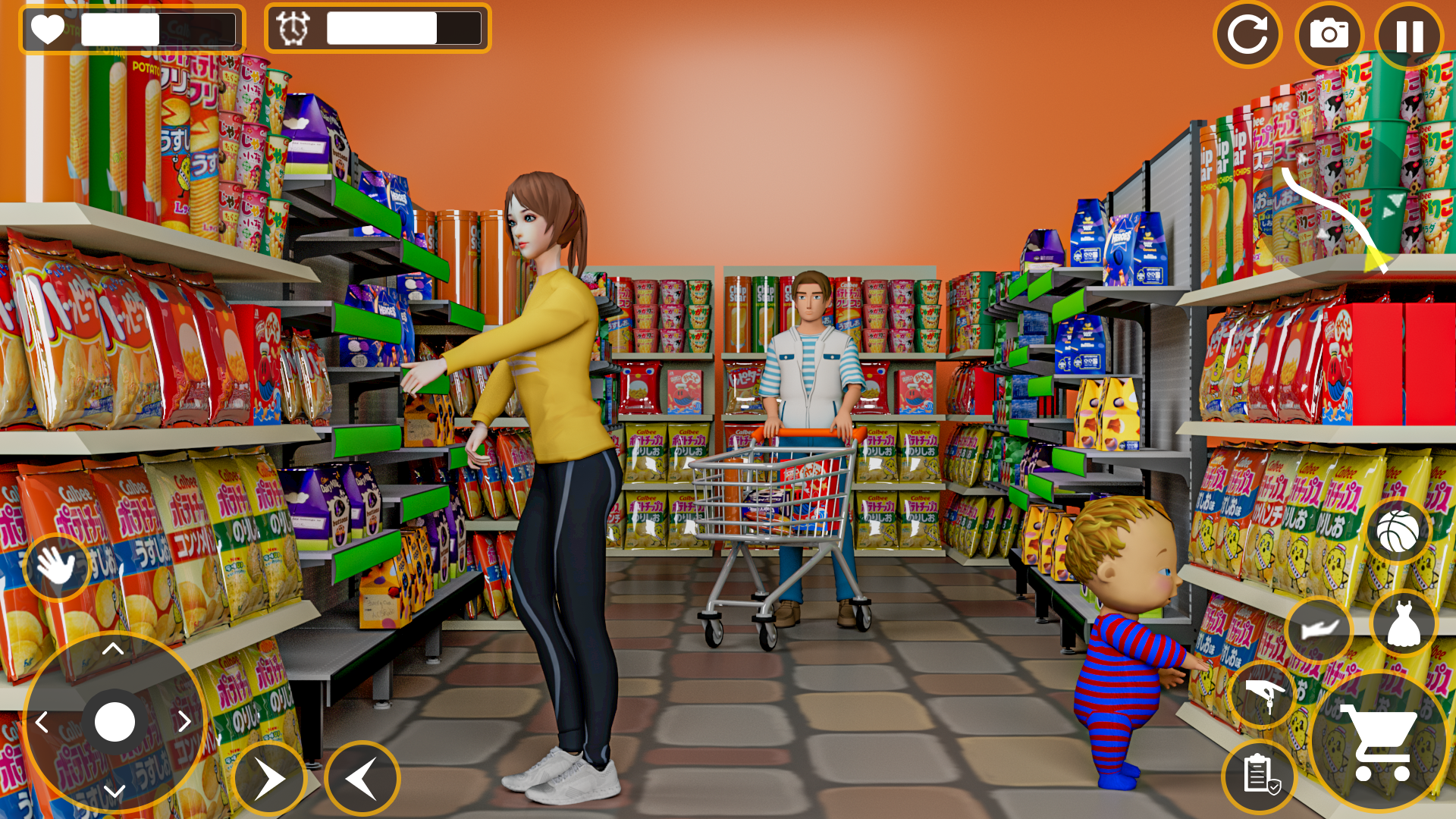 اسکرین شات 4 بازی Anime Mother Happy Family Life