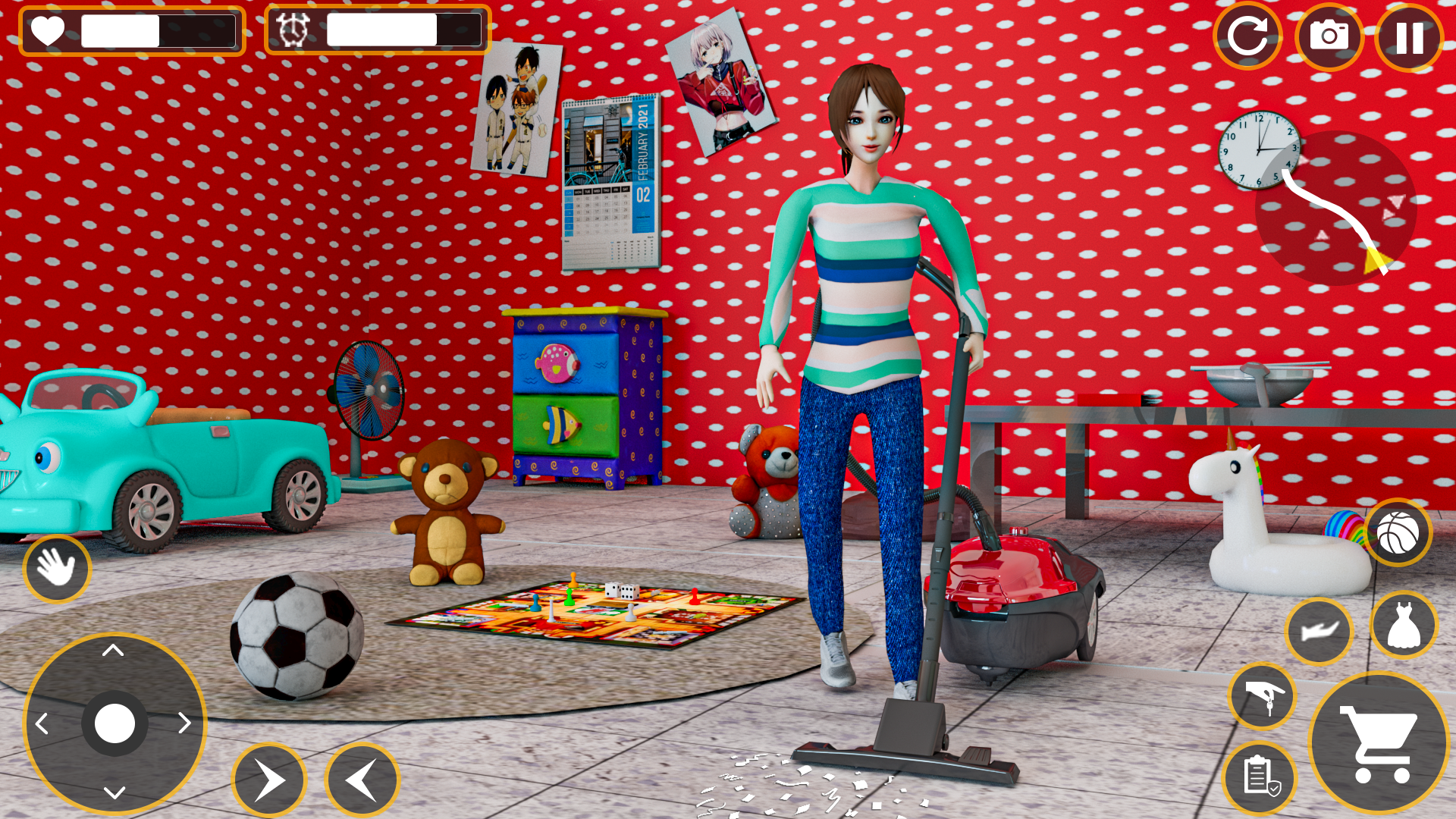 اسکرین شات 6 بازی Anime Mother Happy Family Life