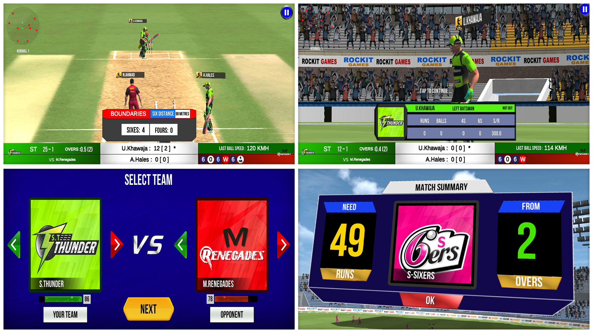 اسکرین شات 4 بازی Aussie T20 Cricket Game 2023