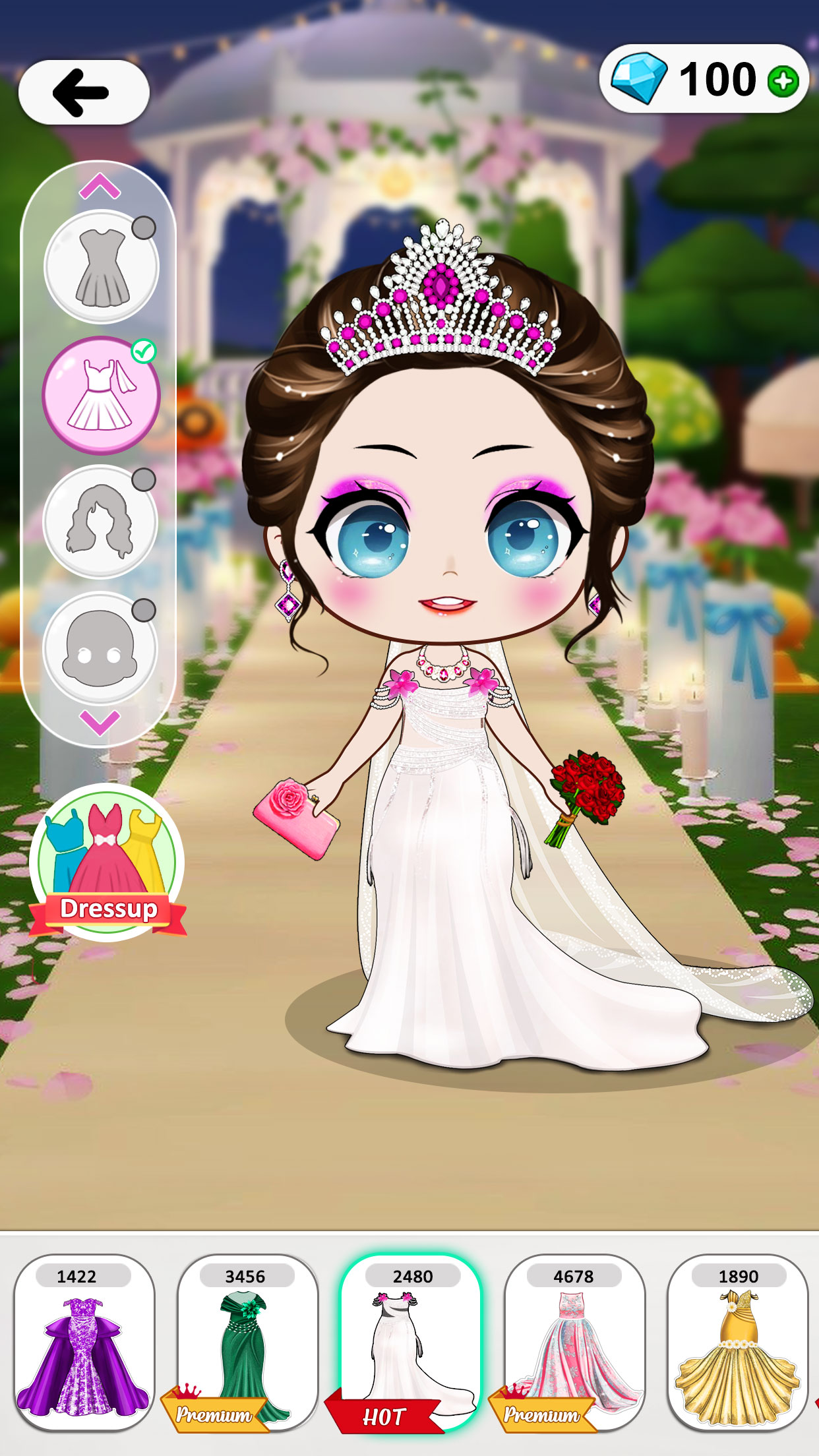 اسکرین شات بازی Doll Dress Up: Wedding Games 2