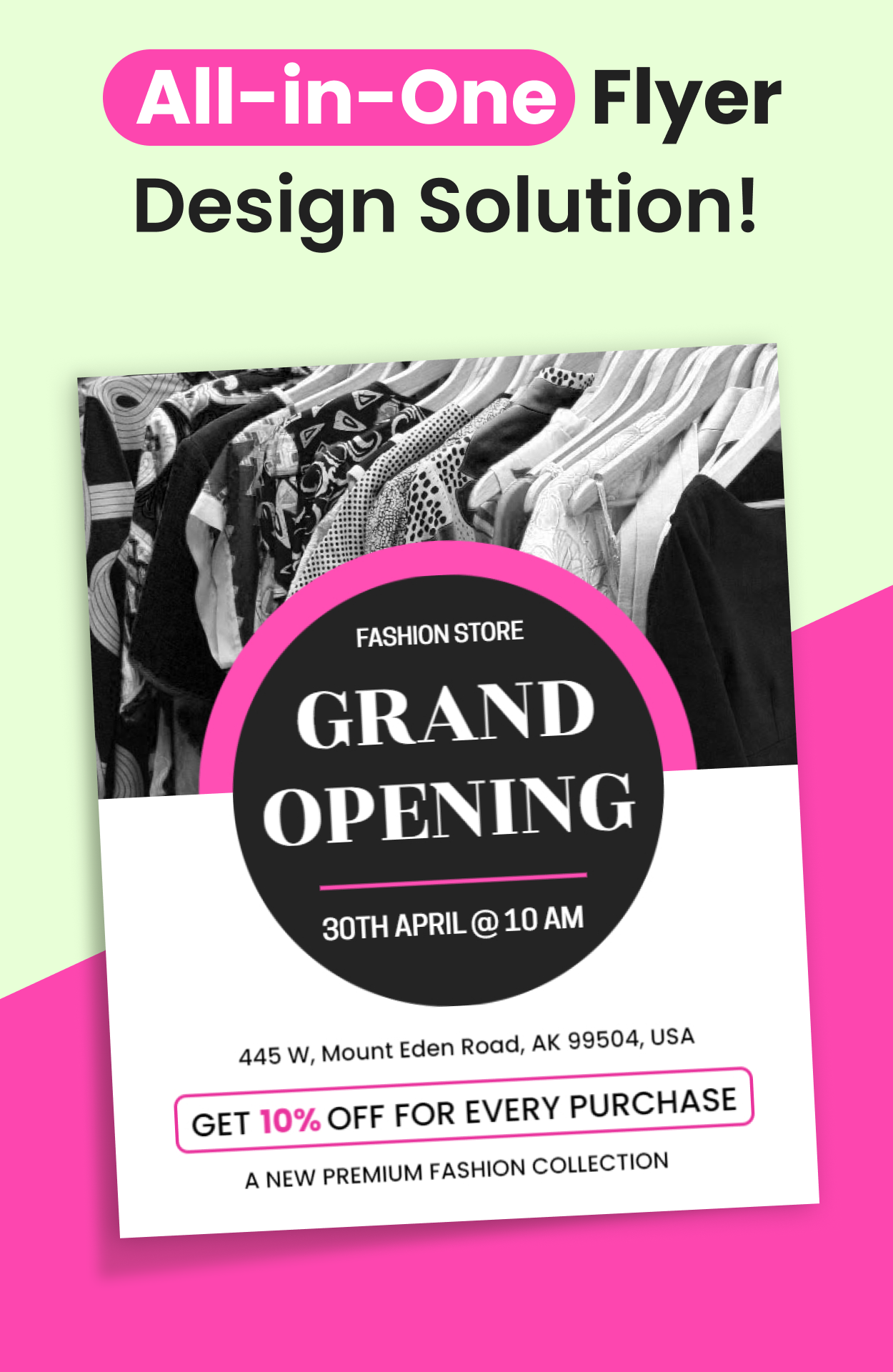 اسکرین شات 8 برنامه Flyer Maker, AI Poster Maker