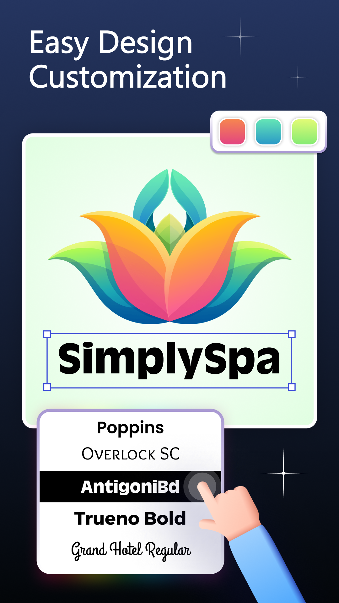 اسکرین شات 2 برنامه AI Logo Generator, Logo Maker