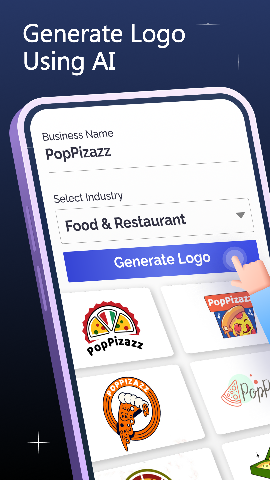 اسکرین شات 1 برنامه AI Logo Generator, Logo Maker