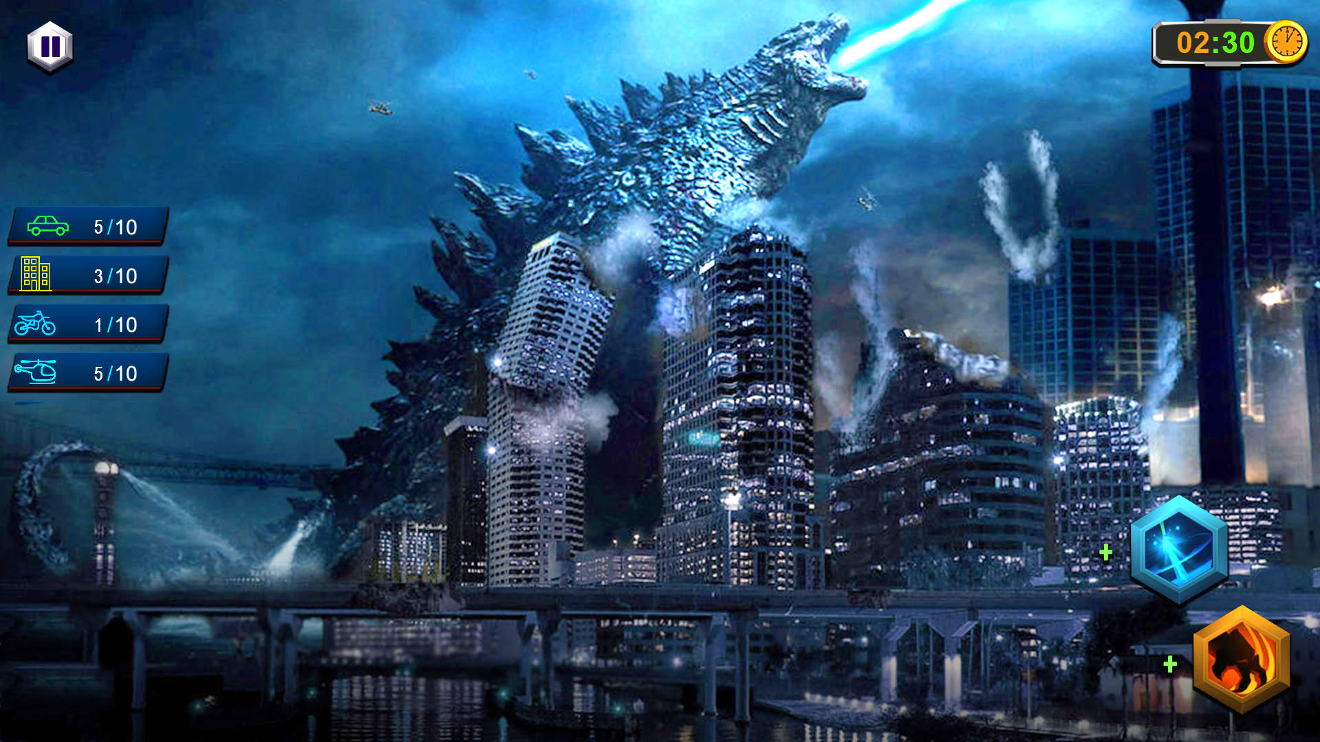 اسکرین شات 4 بازی Monster City Destruction Games