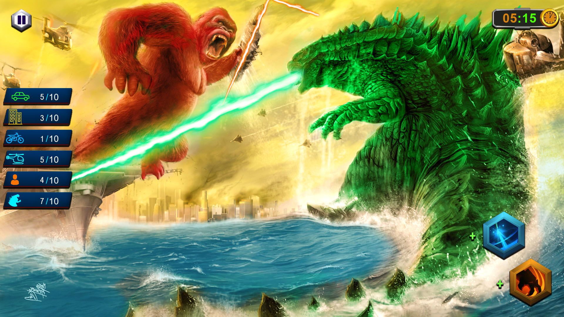 اسکرین شات 5 بازی Monster City Destruction Games