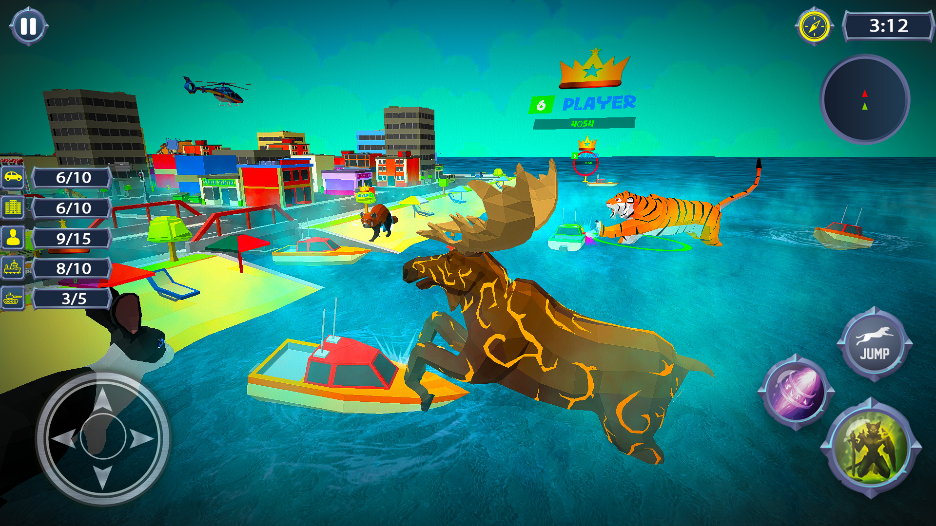 اسکرین شات 4 بازی Tiger Rampage: 3D Tiger Games