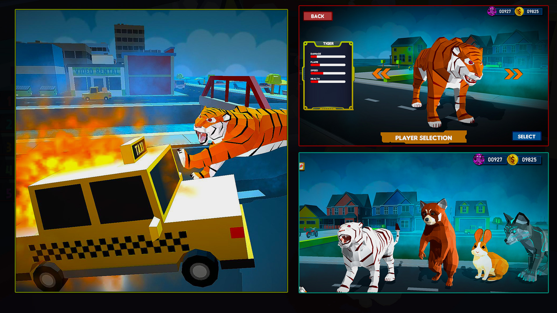 اسکرین شات 5 بازی Tiger Rampage: 3D Tiger Games