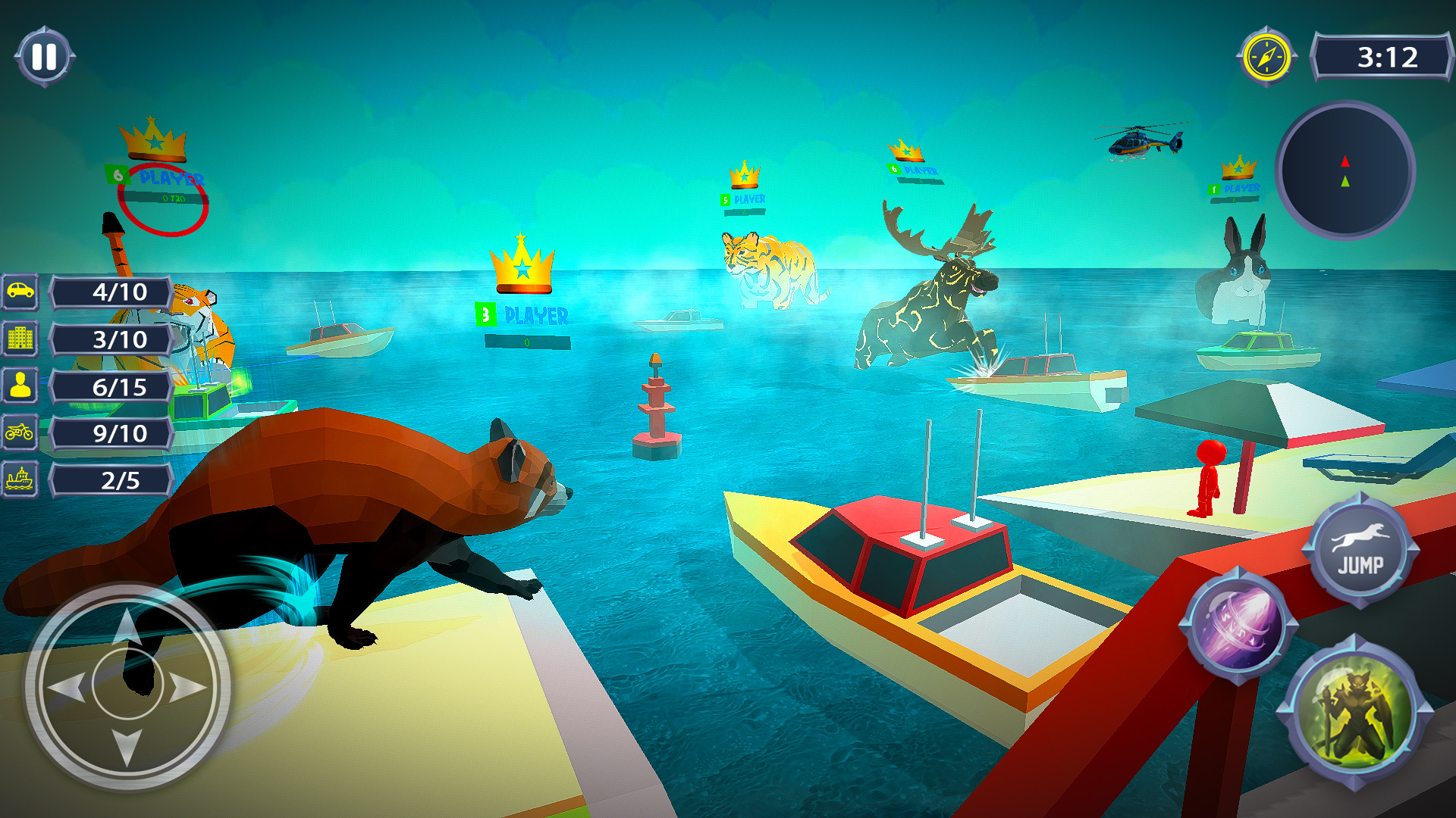 اسکرین شات 6 بازی Tiger Rampage: 3D Tiger Games