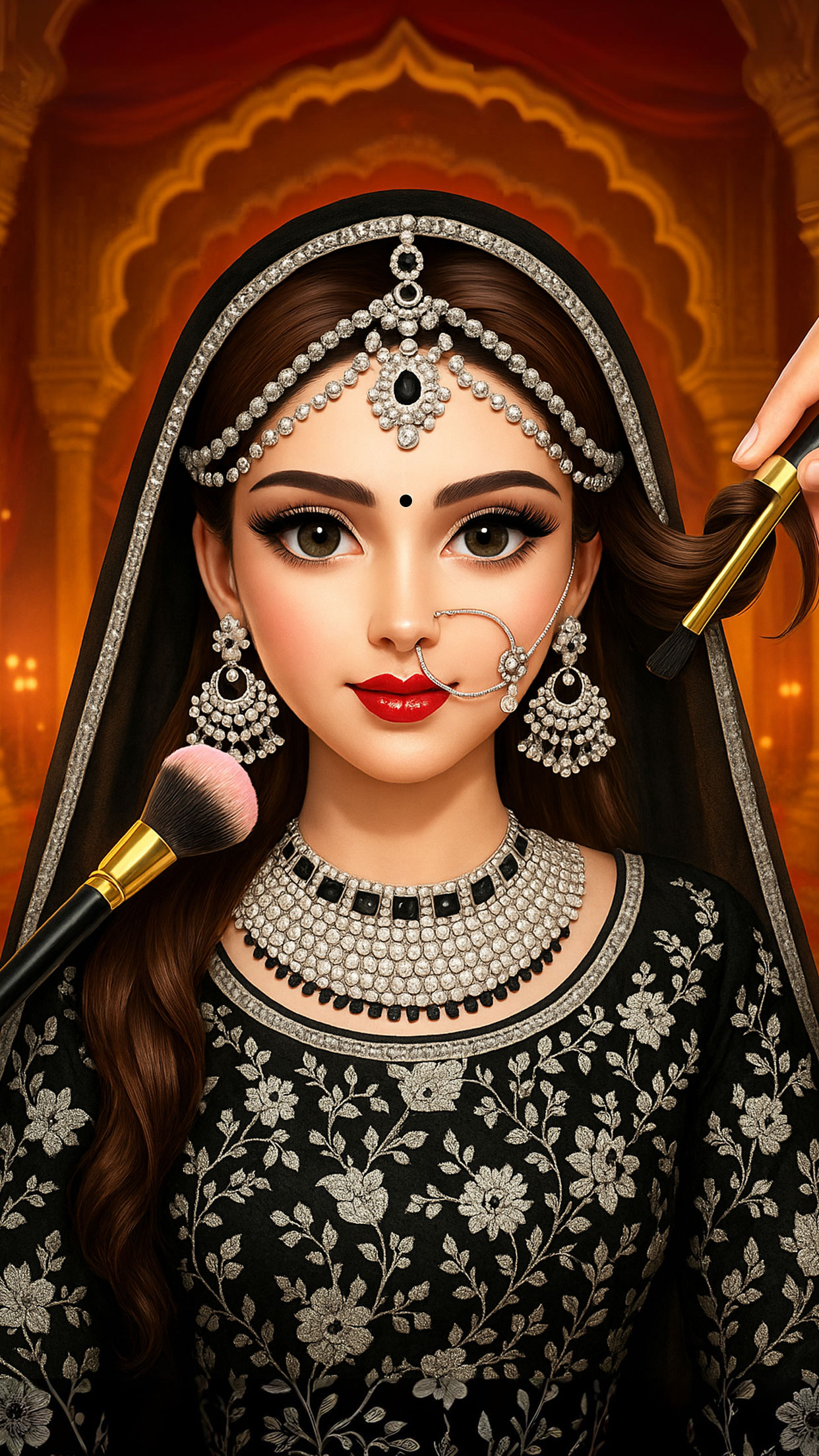 اسکرین شات 1 بازی Indian Wedding Dress up Games