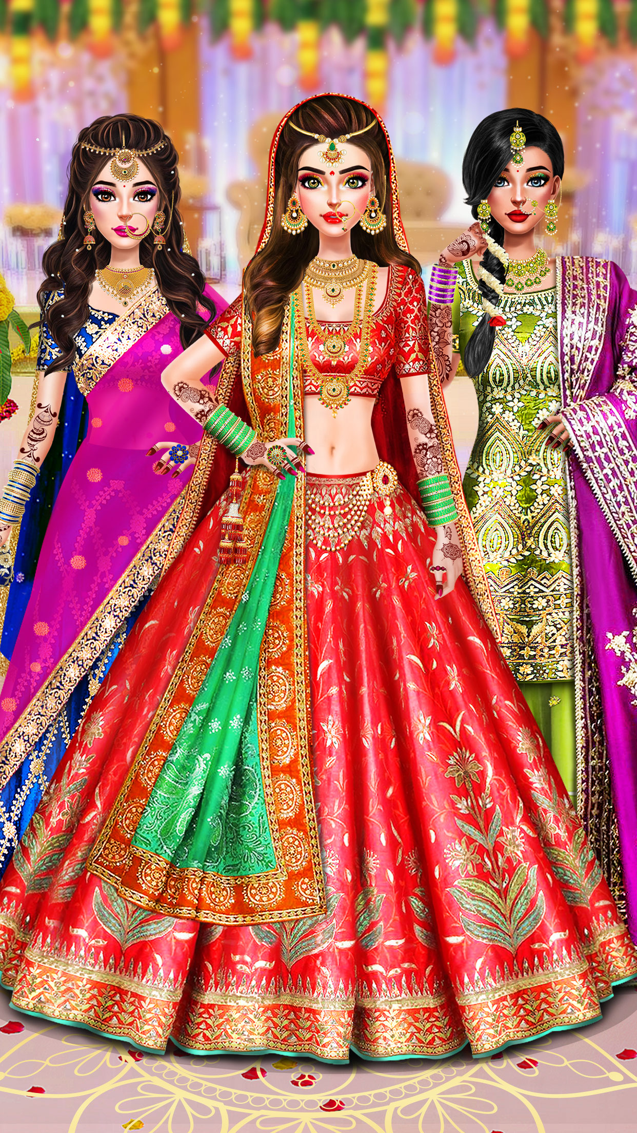 اسکرین شات بازی Indian Wedding Dress Up Games 3