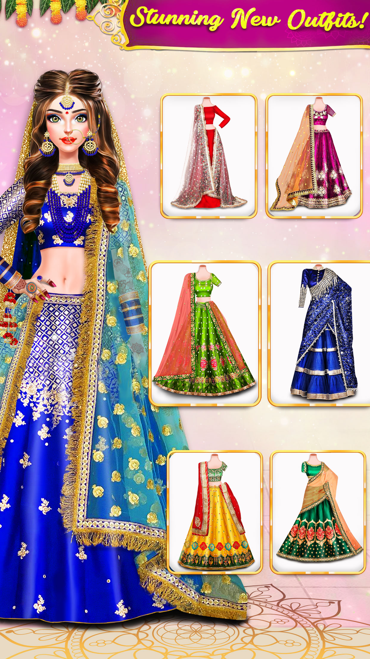 اسکرین شات 6 بازی Indian Wedding Dress Up Games