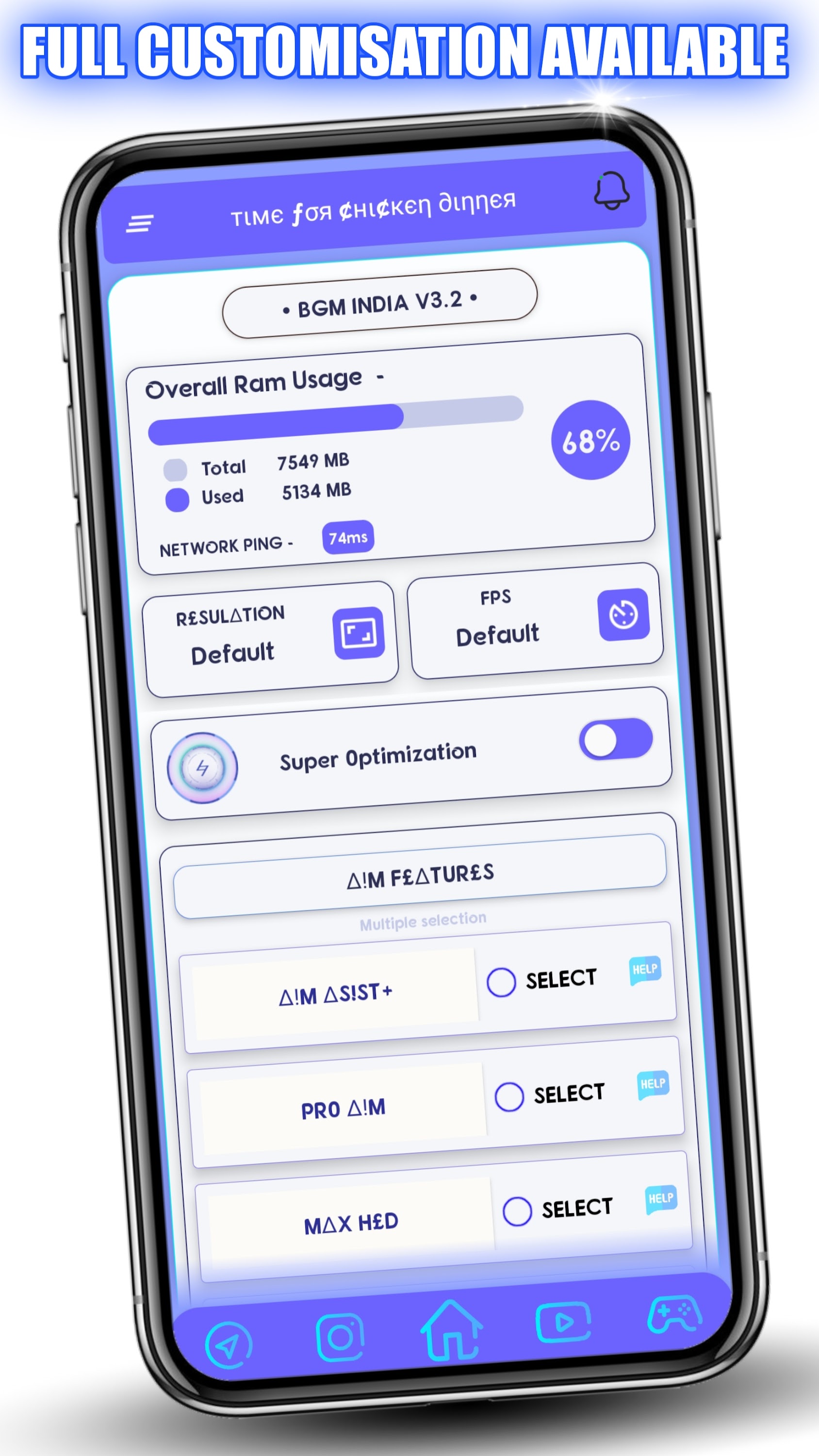 اسکرین شات 3 برنامه BGM GFX TOOL - VIP FEATURES