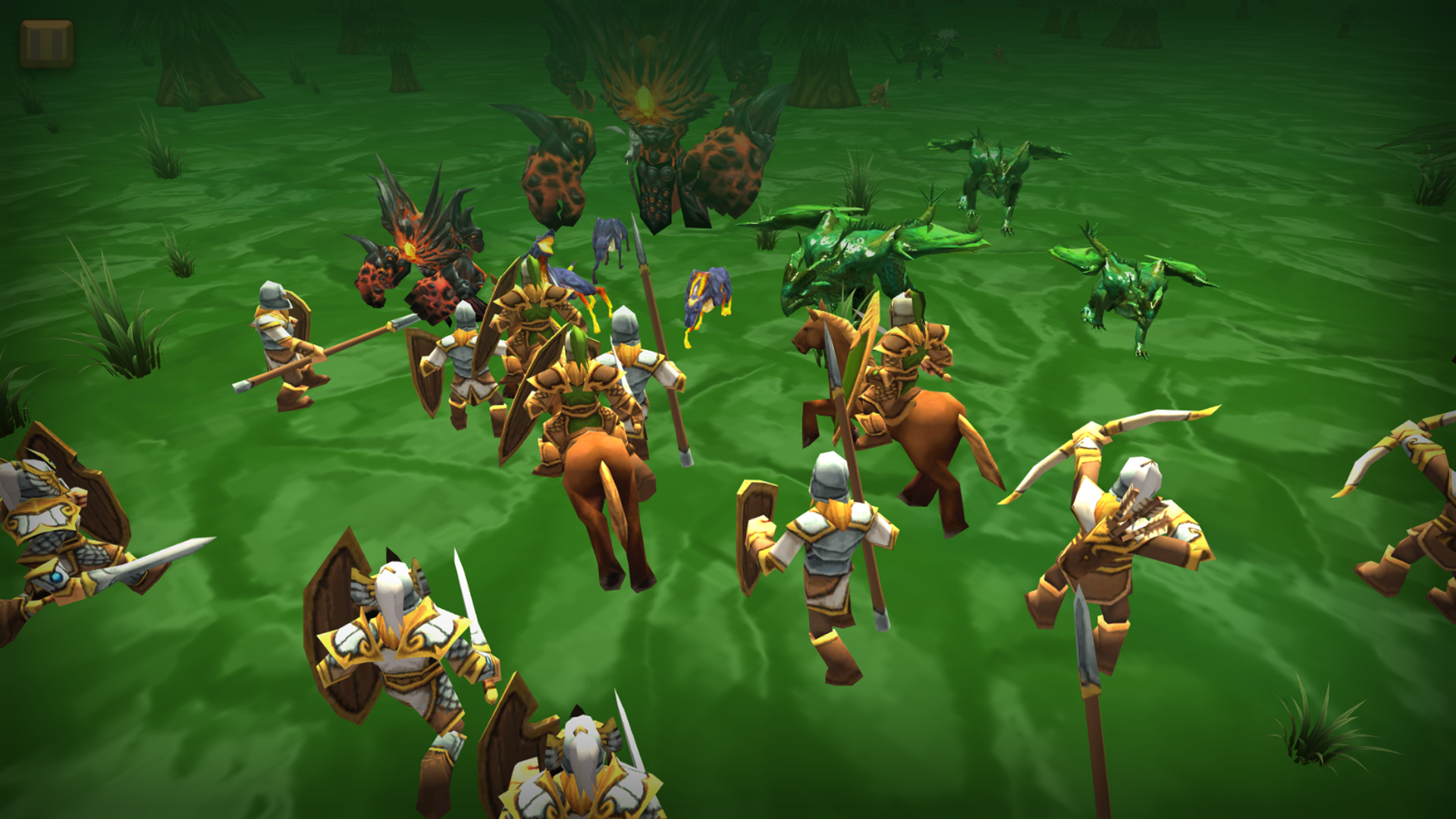 اسکرین شات 4 بازی Battle Simulator: Knights vs D