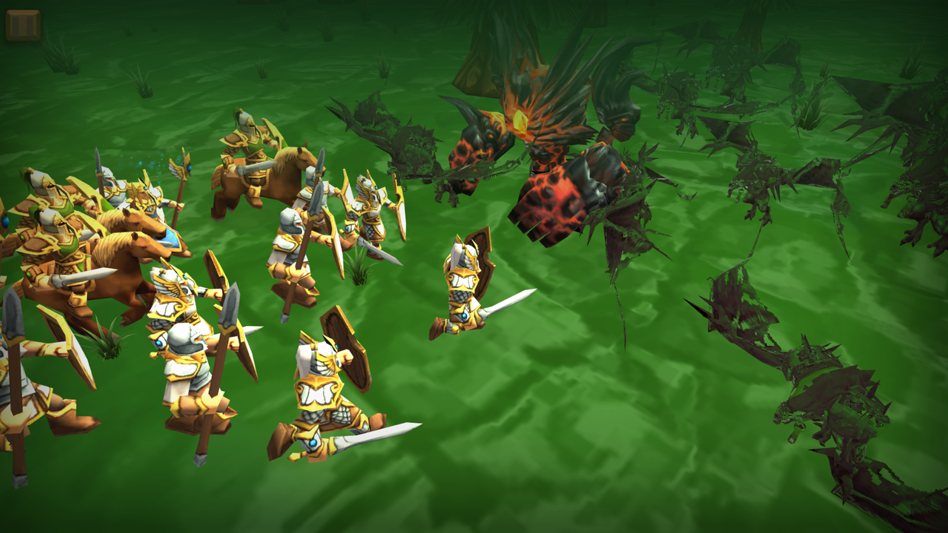 اسکرین شات 6 بازی Battle Simulator: Knights vs D