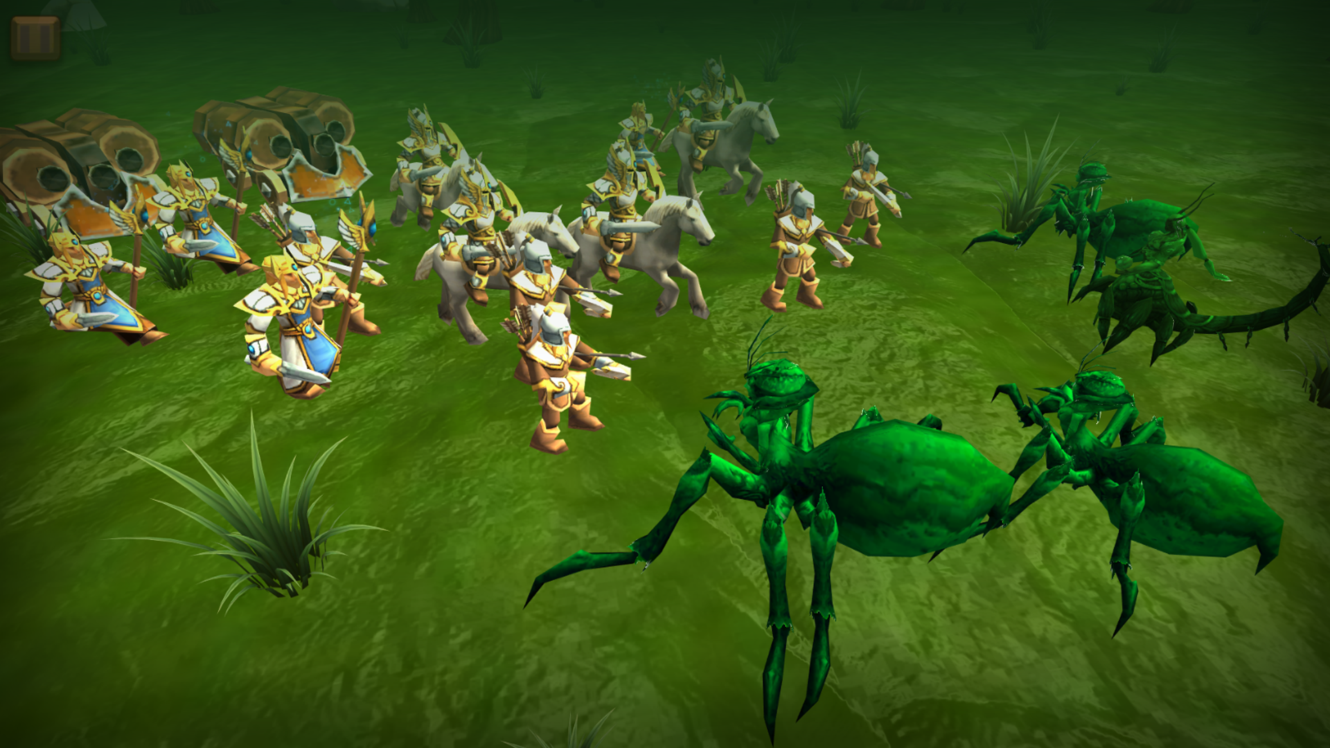 اسکرین شات 5 بازی Battle Simulator: Knights vs D