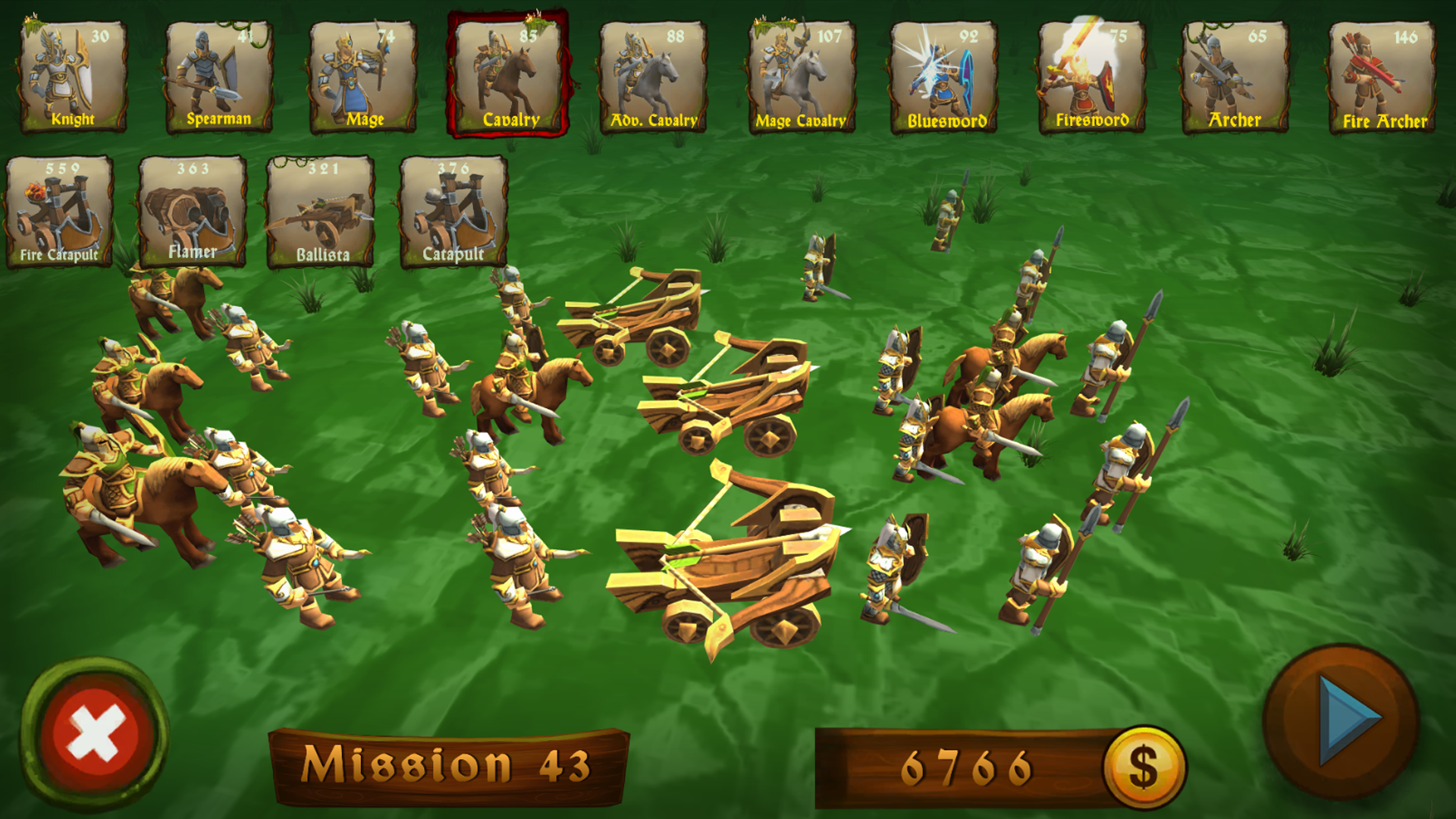 اسکرین شات 3 بازی Battle Simulator: Knights vs D
