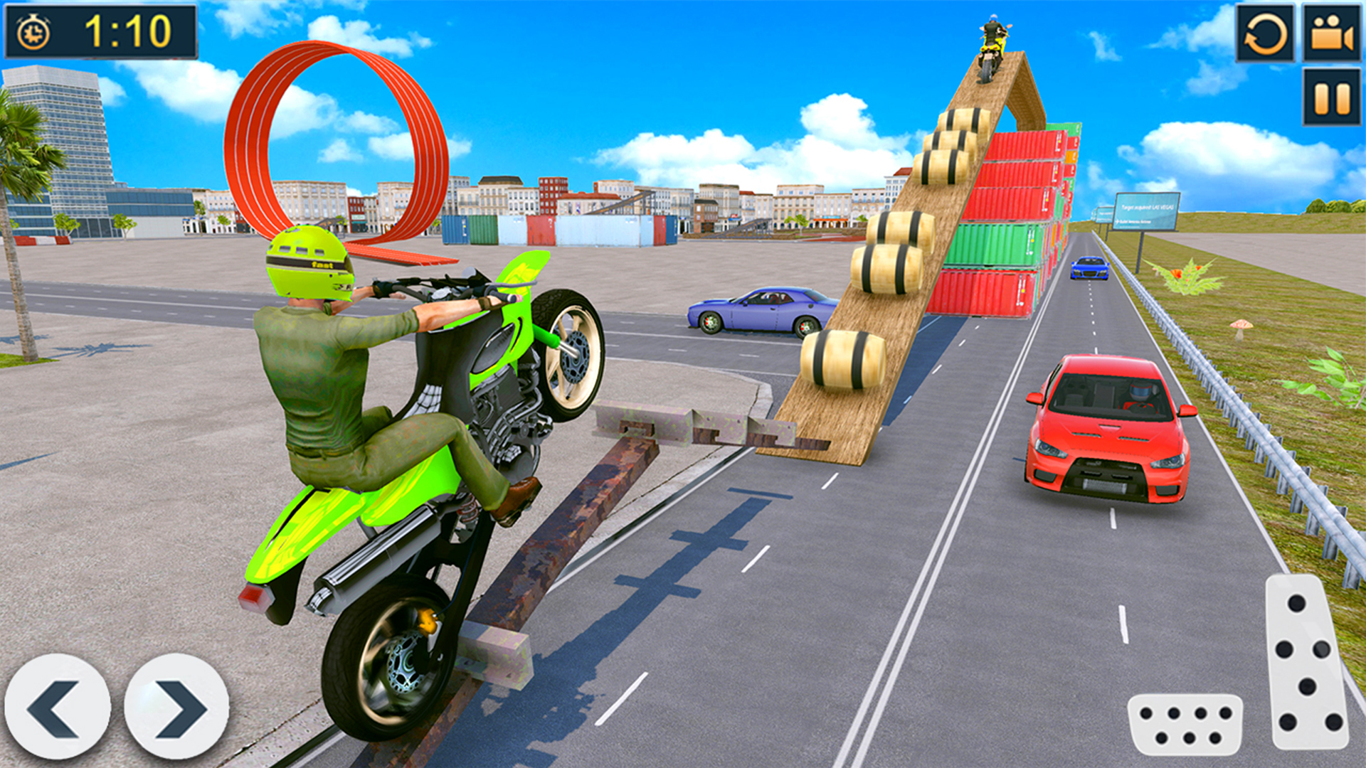 اسکرین شات 7 برنامه Mega Ramp GT Bike Stunt Games