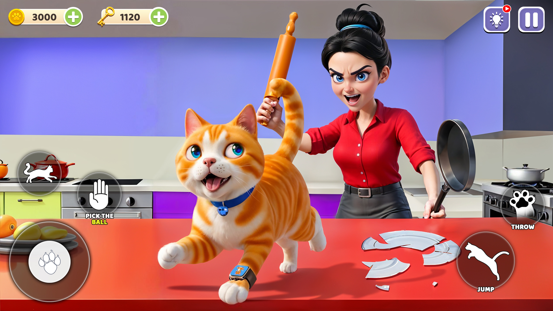 اسکرین شات 2 بازی Cat Simulator: Scary Mom Games