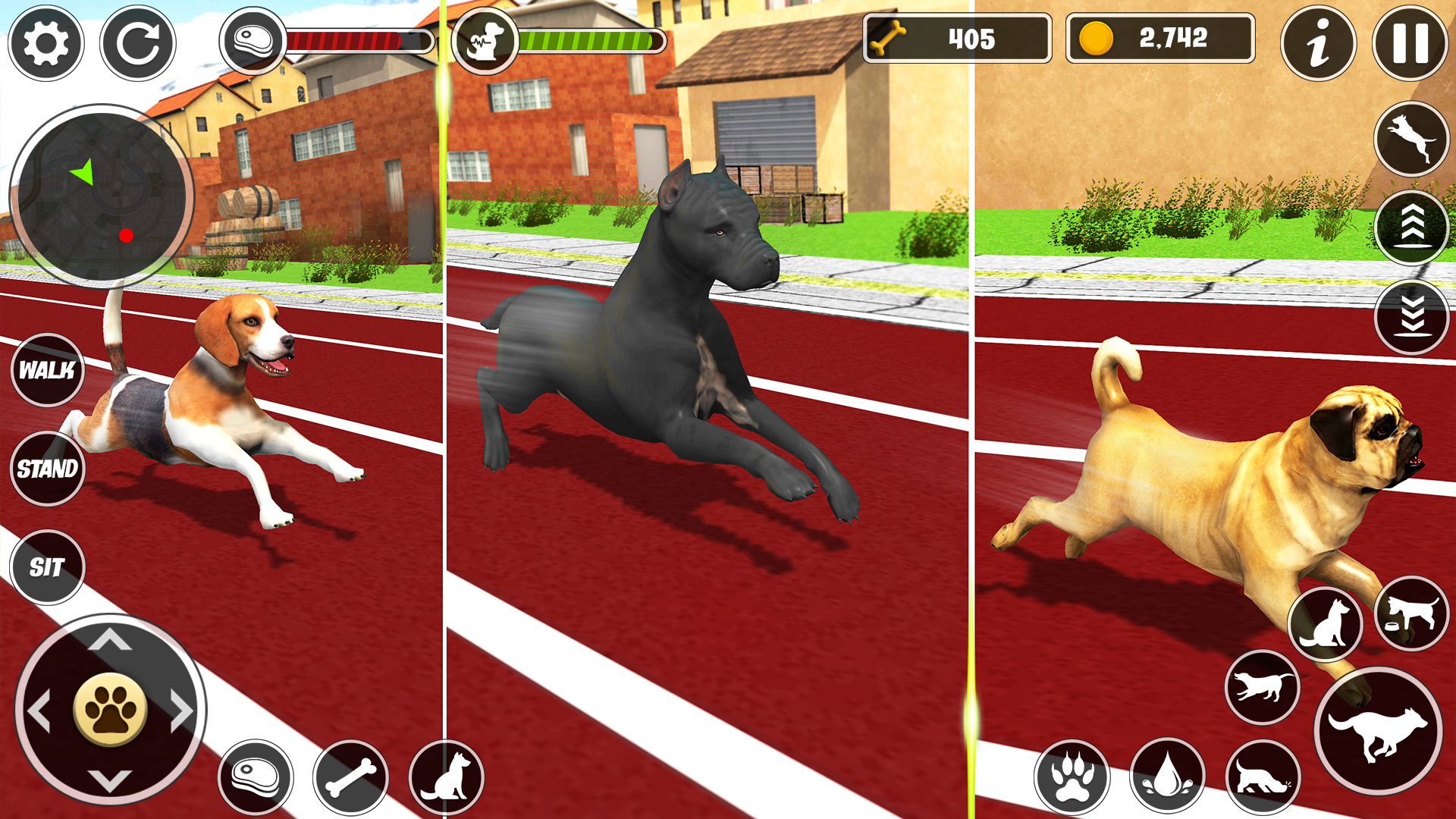 اسکرین شات 3 بازی Dog Simulator Puppy Pet Game