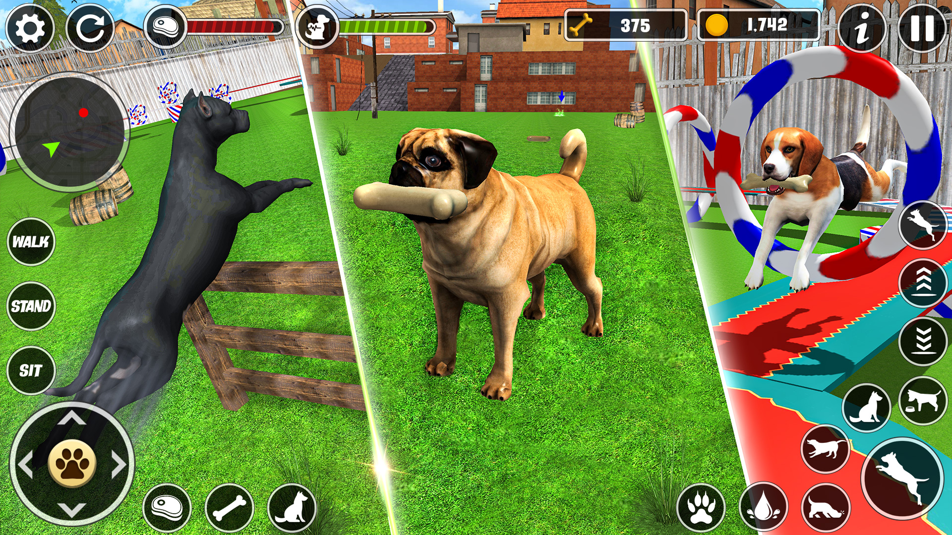 اسکرین شات 1 بازی Dog Simulator Puppy Pet Game