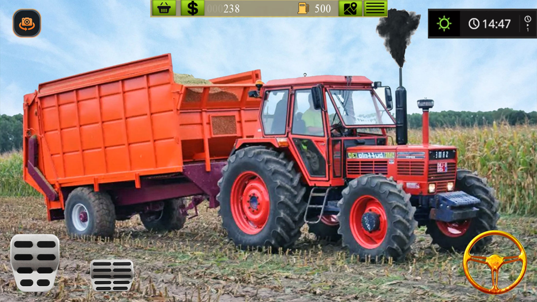 اسکرین شات 5 بازی Super Tractor Farming Games