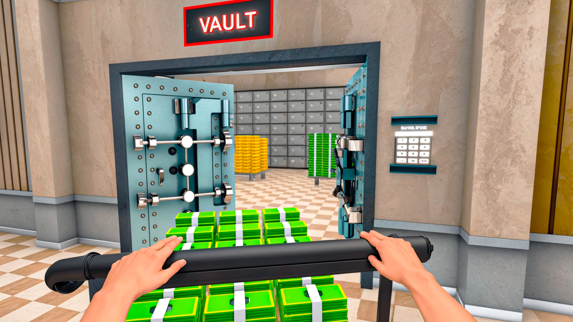 اسکرین شات 4 بازی Idle Bank Simulator Money Game