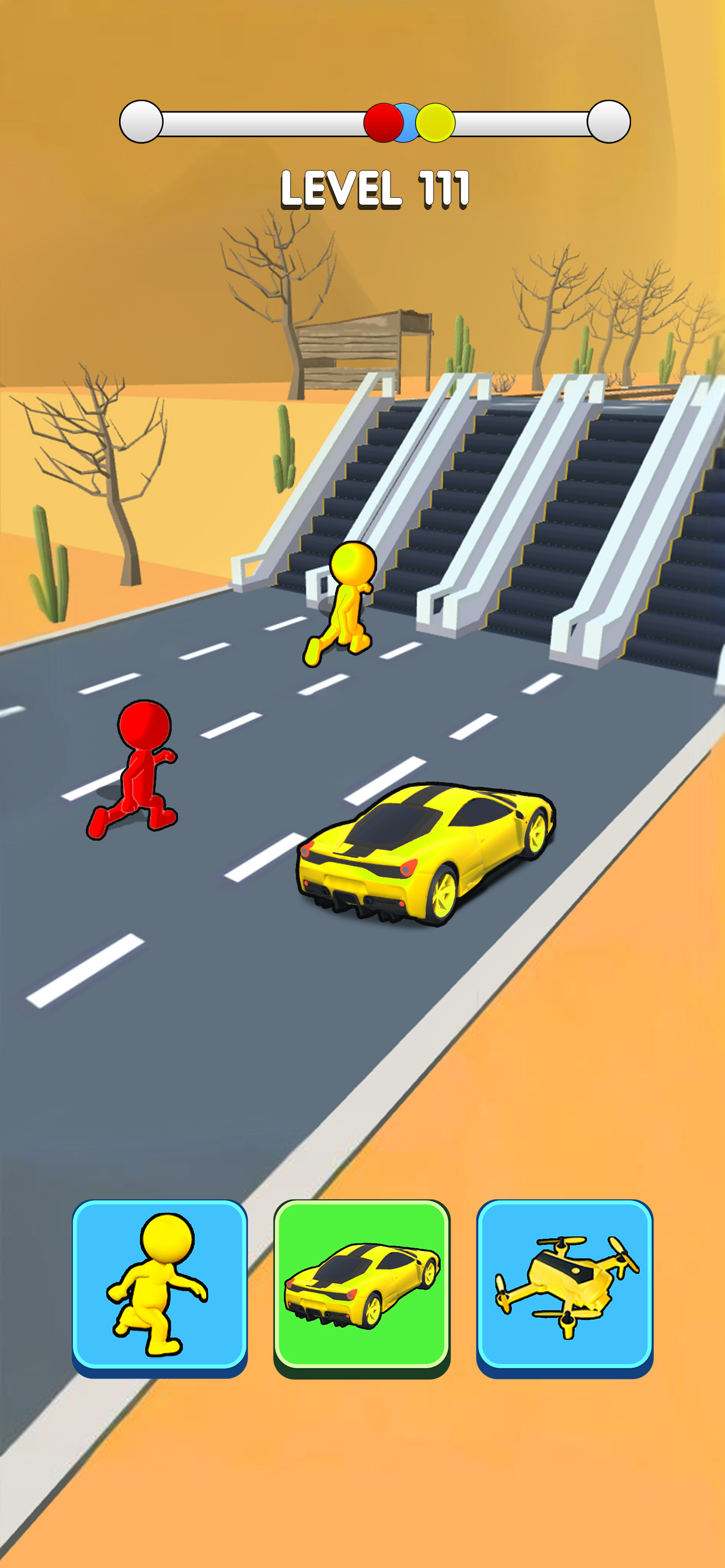 اسکرین شات 2 بازی Shape Evolution: Race and Run