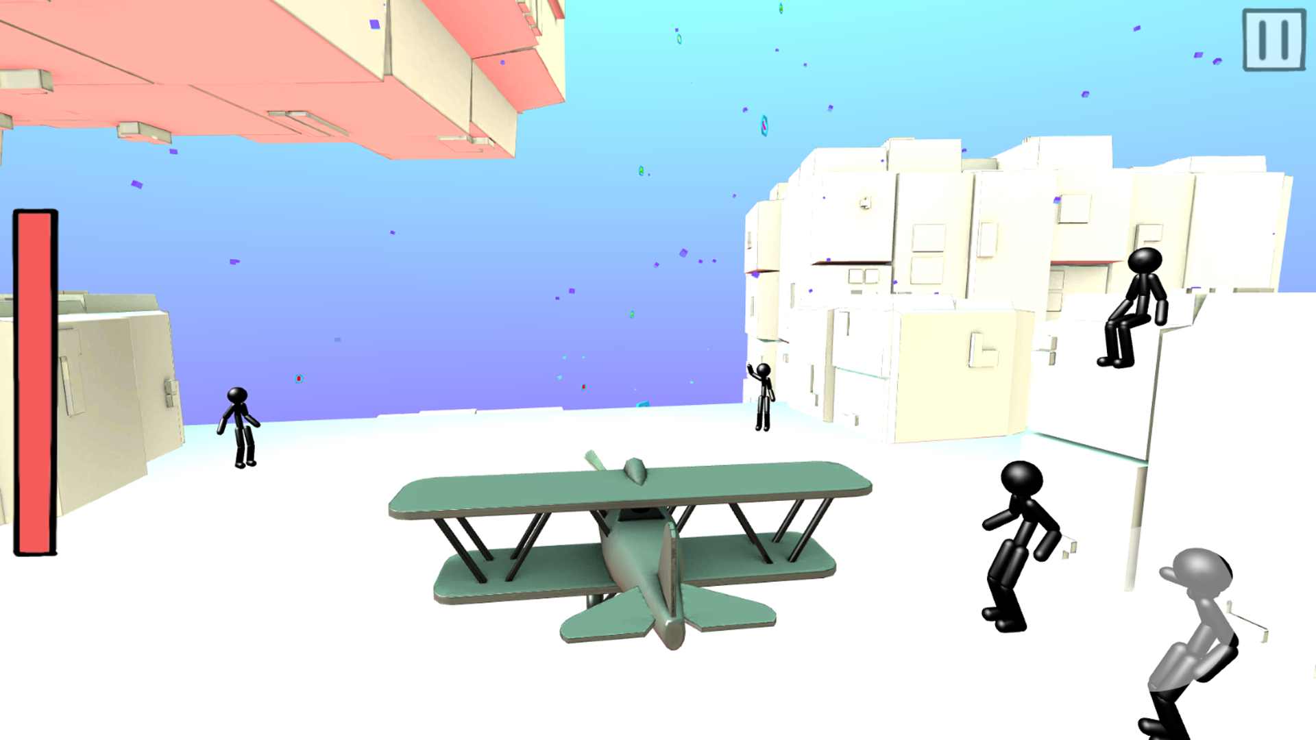 اسکرین شات 3 بازی Stickman Airplane