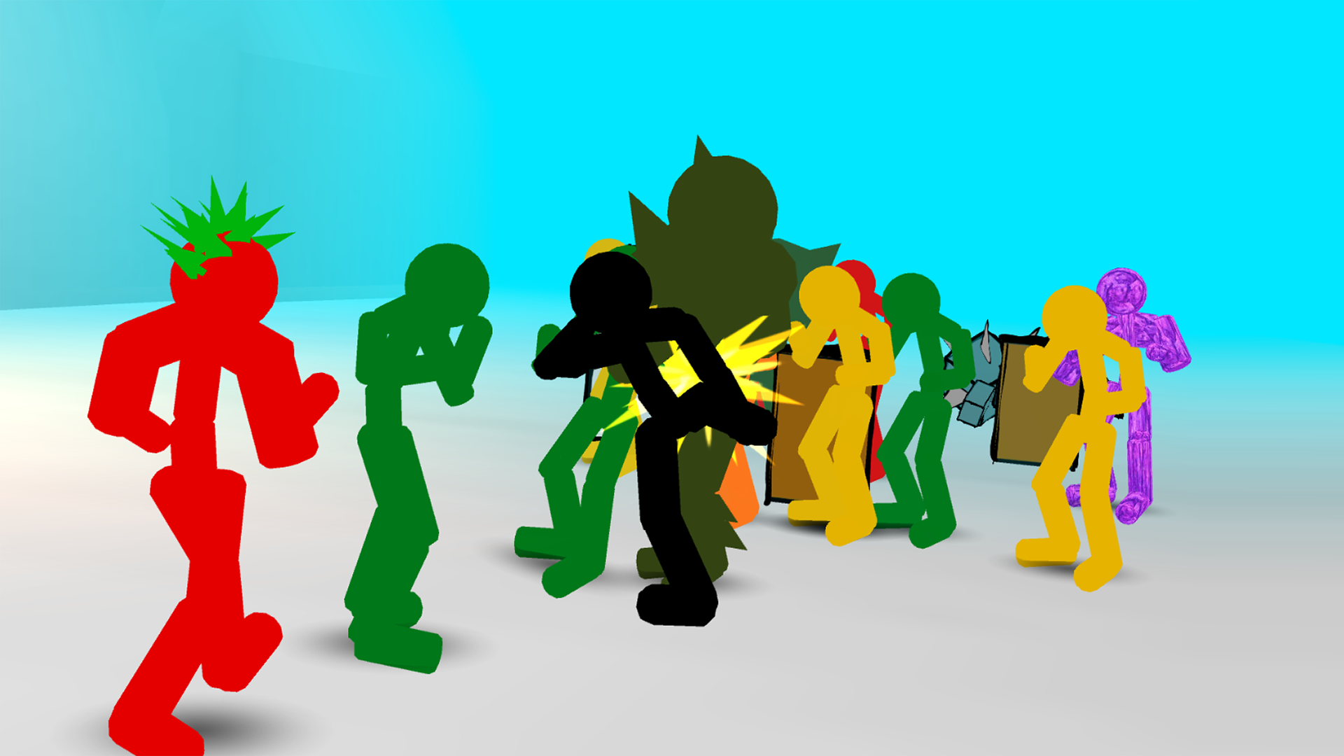 اسکرین شات 3 بازی Stickman Street Fighting