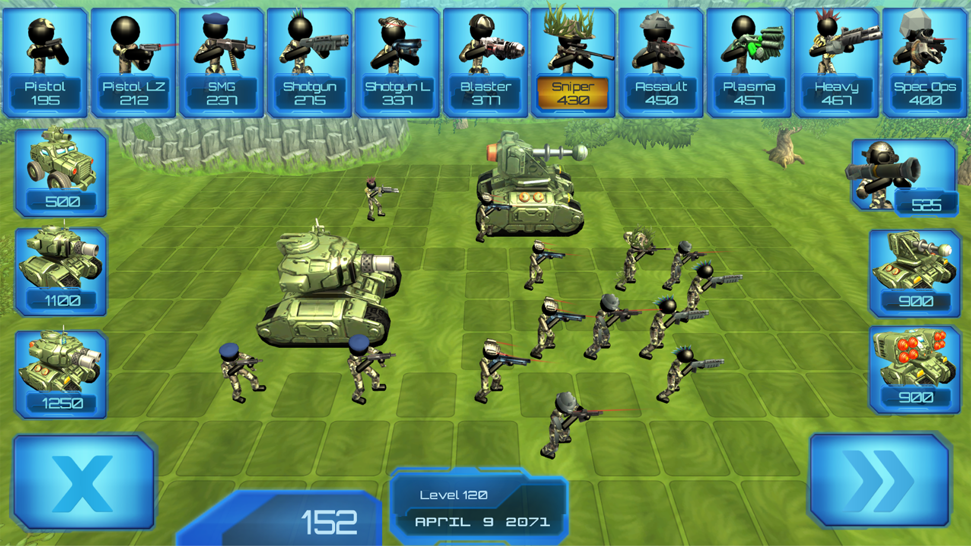 اسکرین شات 1 بازی Stickman Tank Battle Simulator