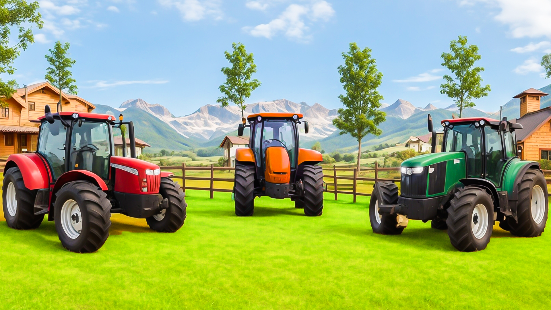 اسکرین شات 5 بازی Farmer Tractor Farming Game 3D