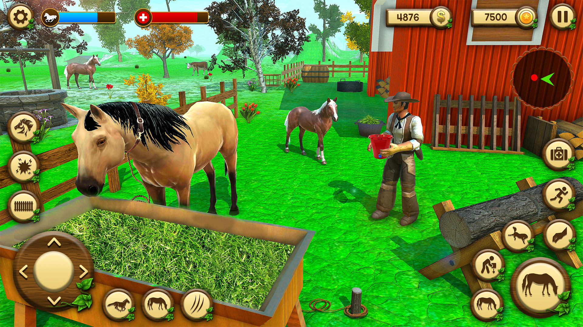 اسکرین شات 1 بازی Wild Horse Games Survival Sim