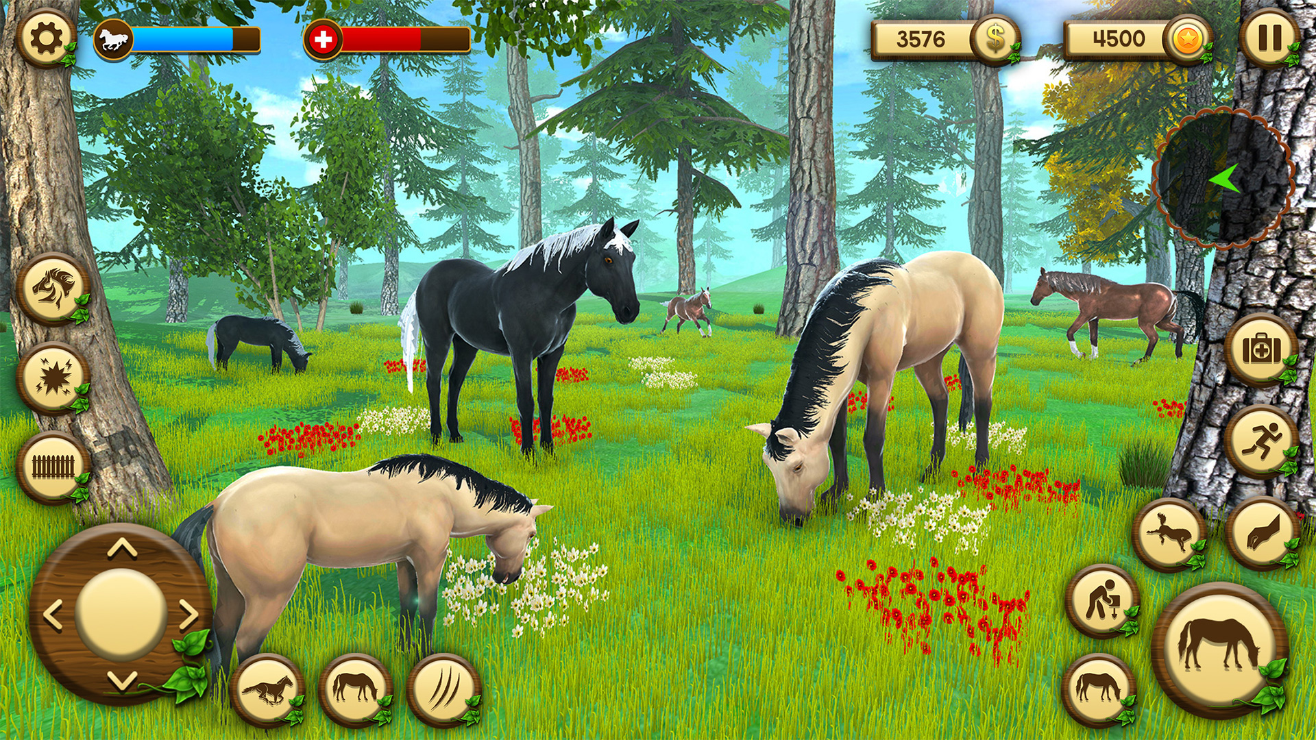 اسکرین شات 3 بازی Wild Horse Games Survival Sim