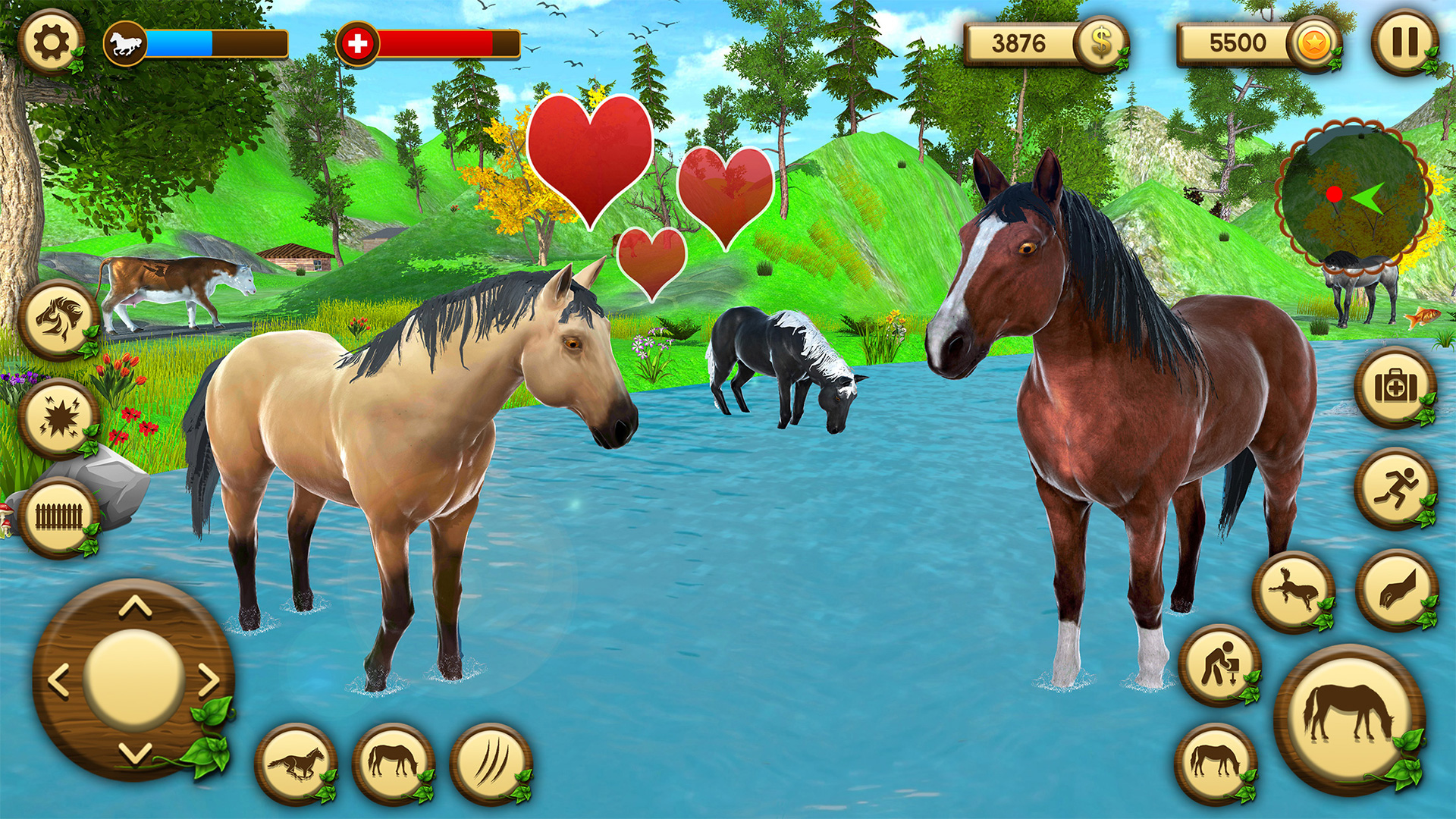 اسکرین شات 2 بازی Wild Horse Games Survival Sim