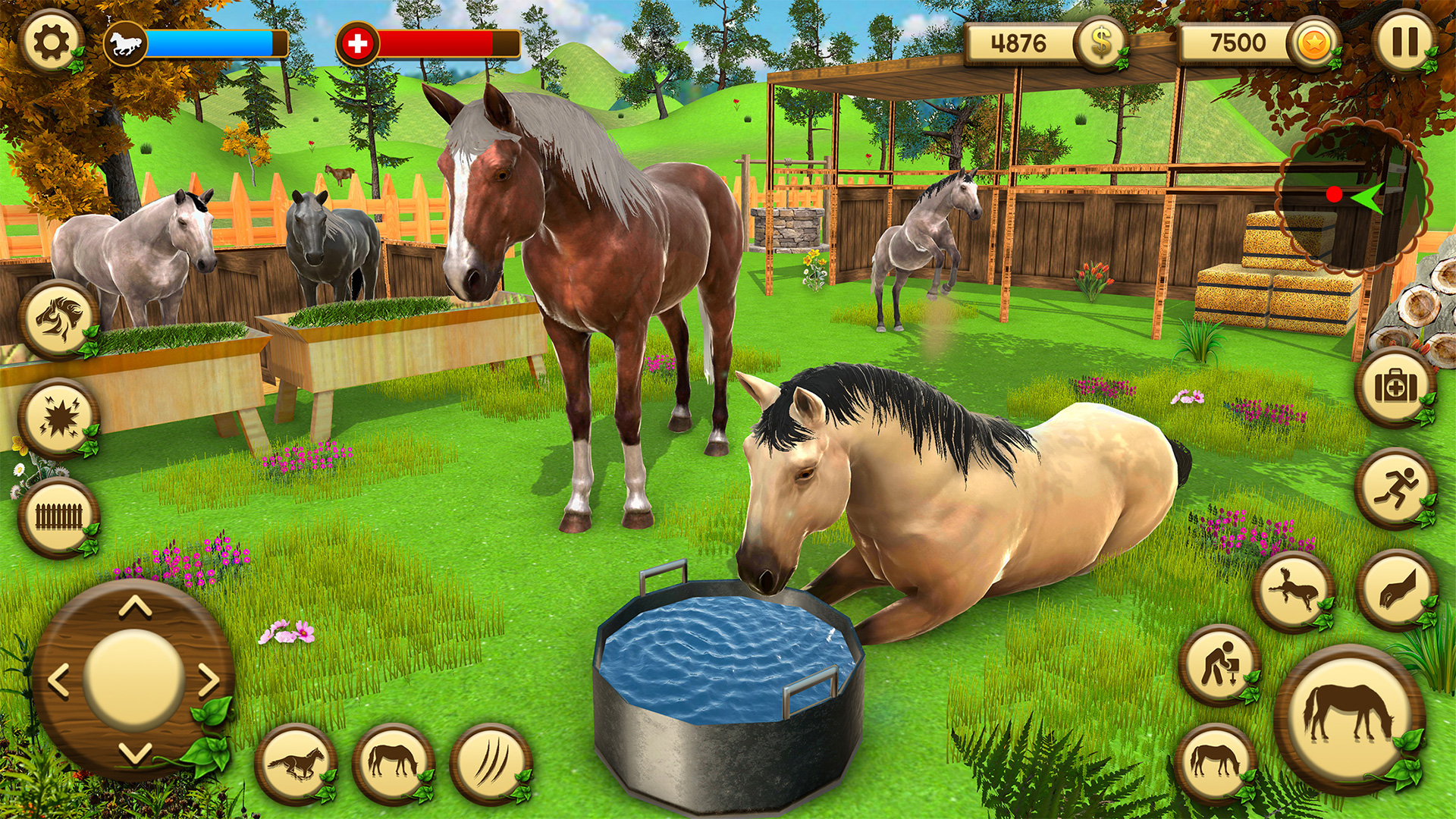 اسکرین شات 5 بازی Wild Horse Games Survival Sim