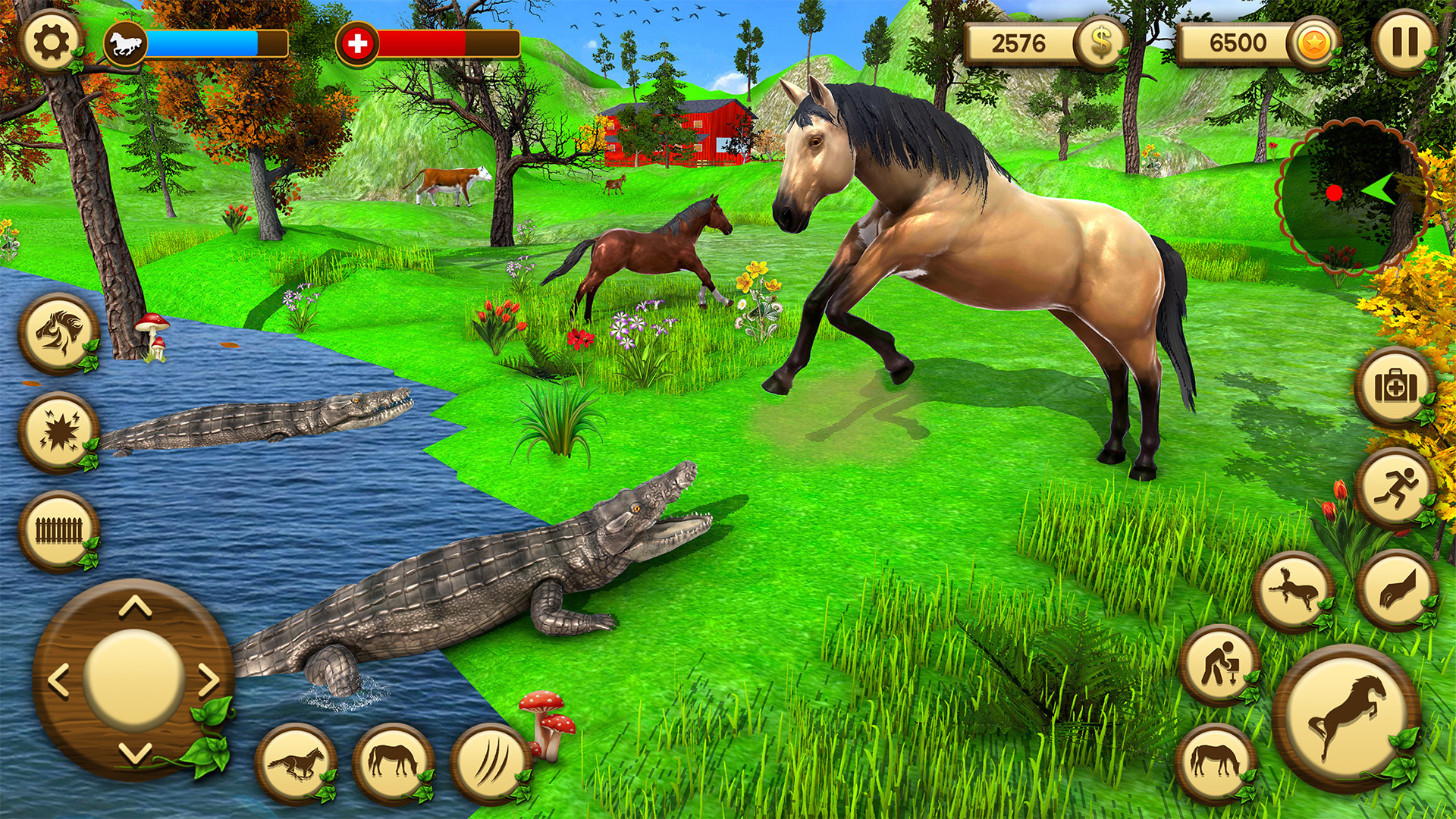 اسکرین شات 4 بازی Wild Horse Games Survival Sim
