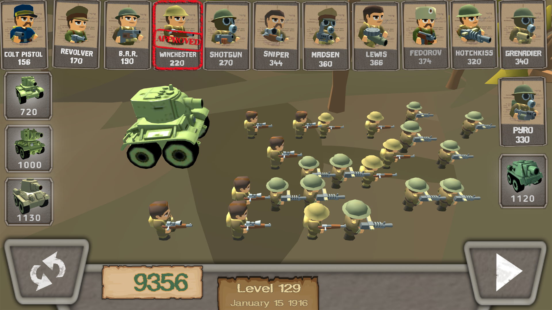 اسکرین شات 1 بازی WW1 Battle Simulator