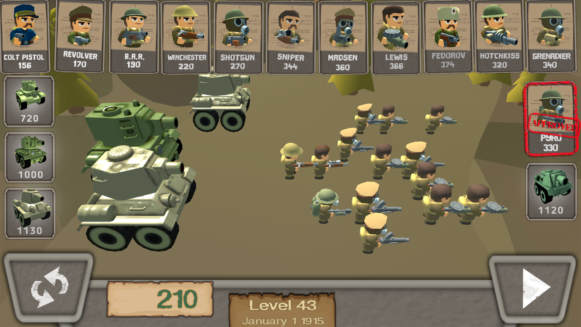 اسکرین شات 6 بازی WW1 Battle Simulator