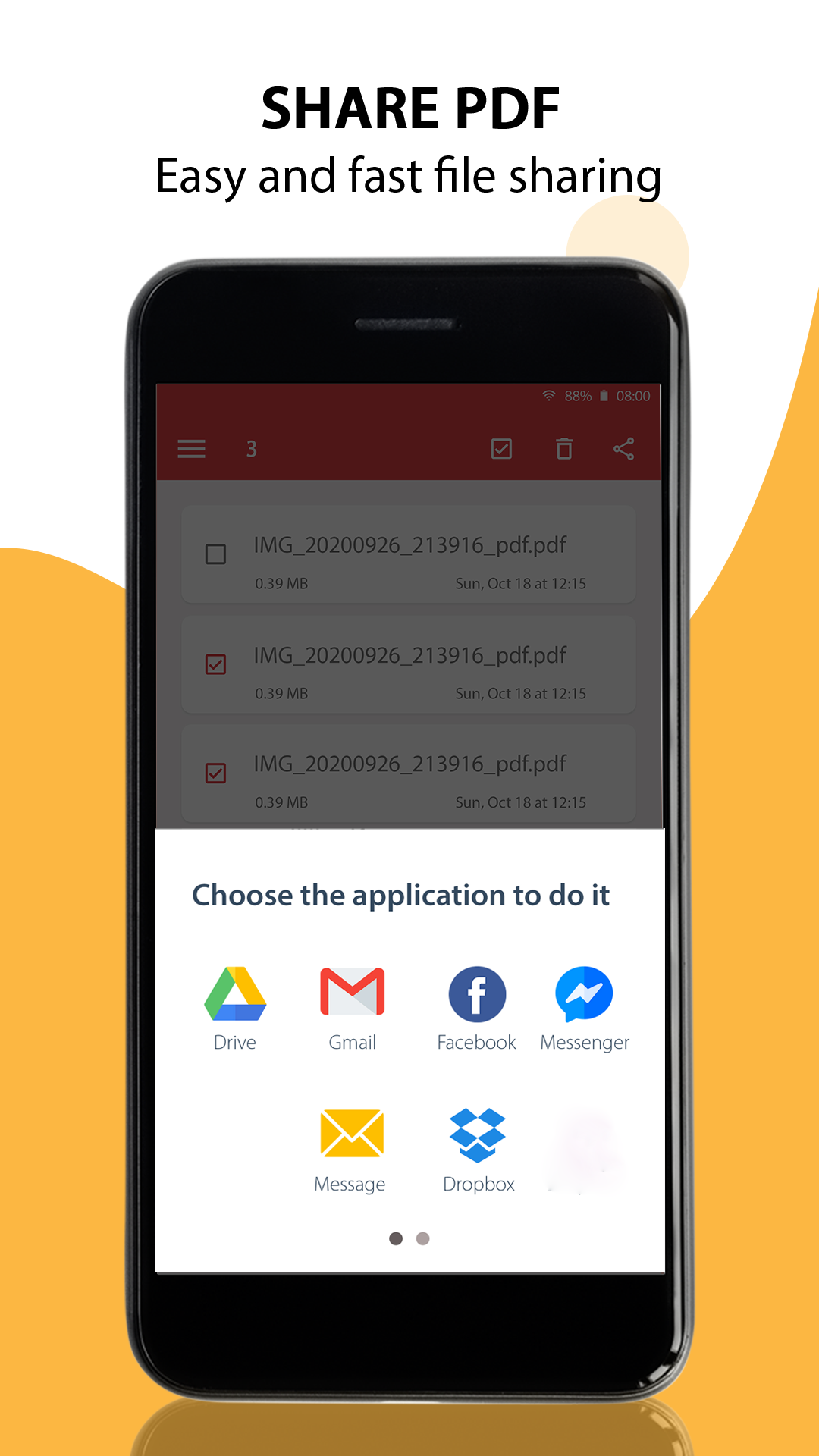 اسکرین شات 8 برنامه Image to PDF - PDF converter