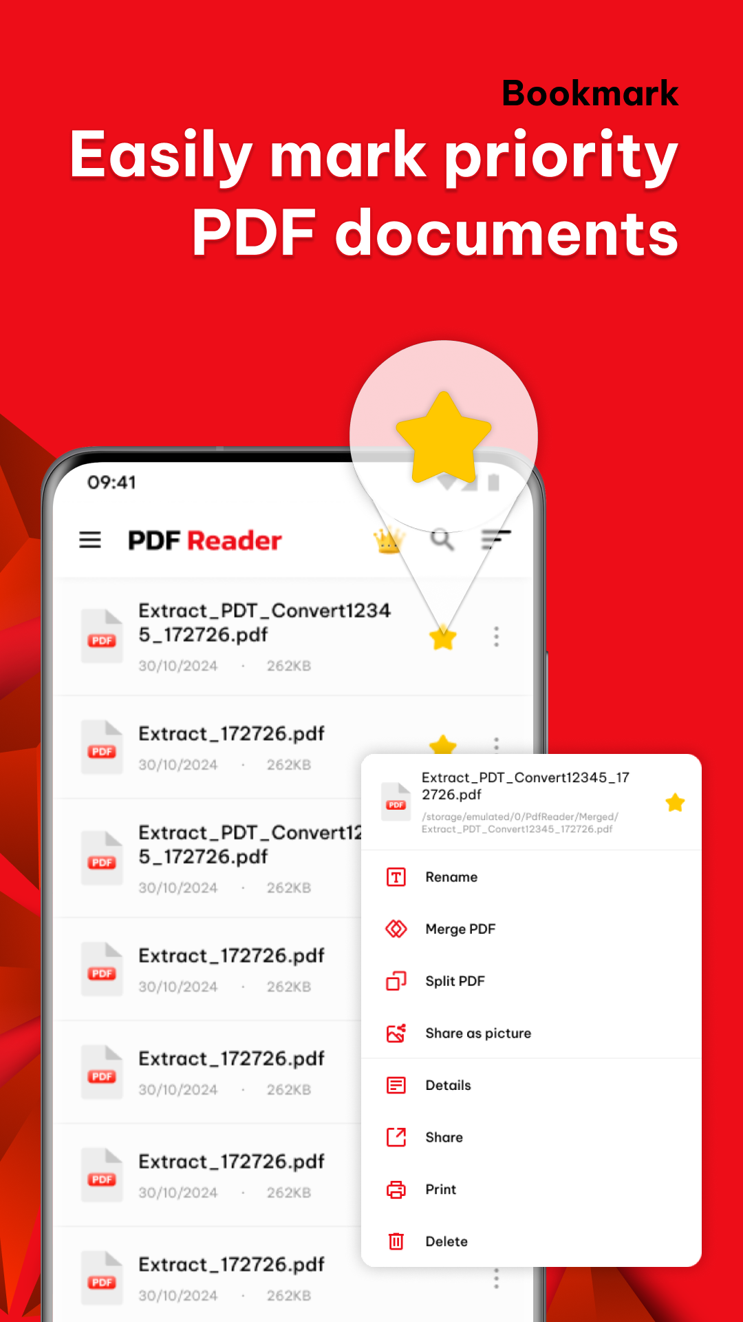 اسکرین شات 2 برنامه PDF Reader, Read All PDF