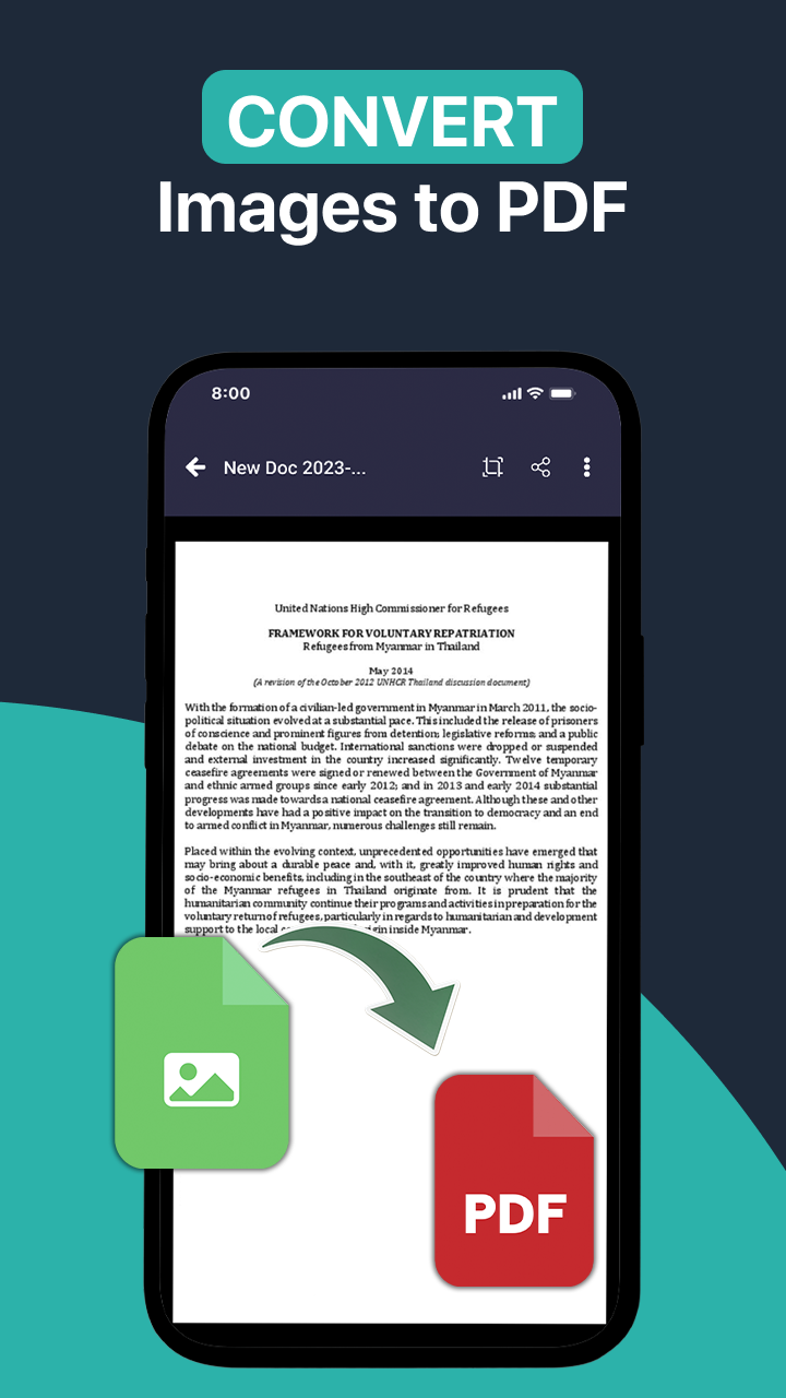 اسکرین شات 4 برنامه PDF Scanner App, OCR Scan PDF