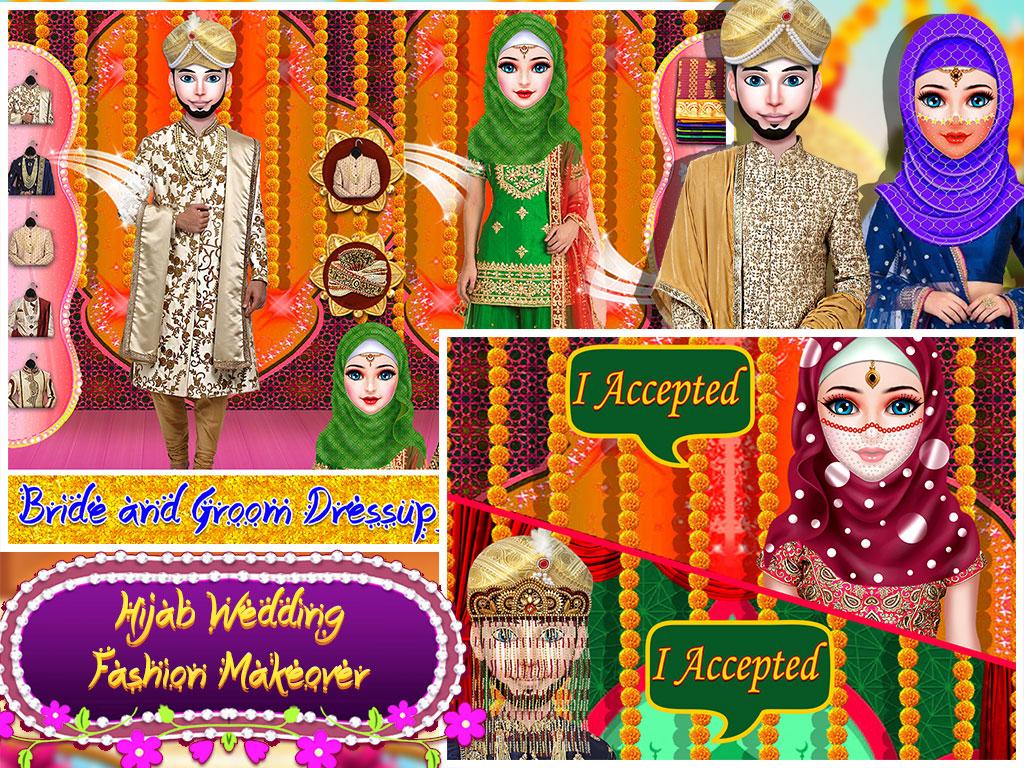 اسکرین شات 3 برنامه Hijab Girl Make up - Dress up